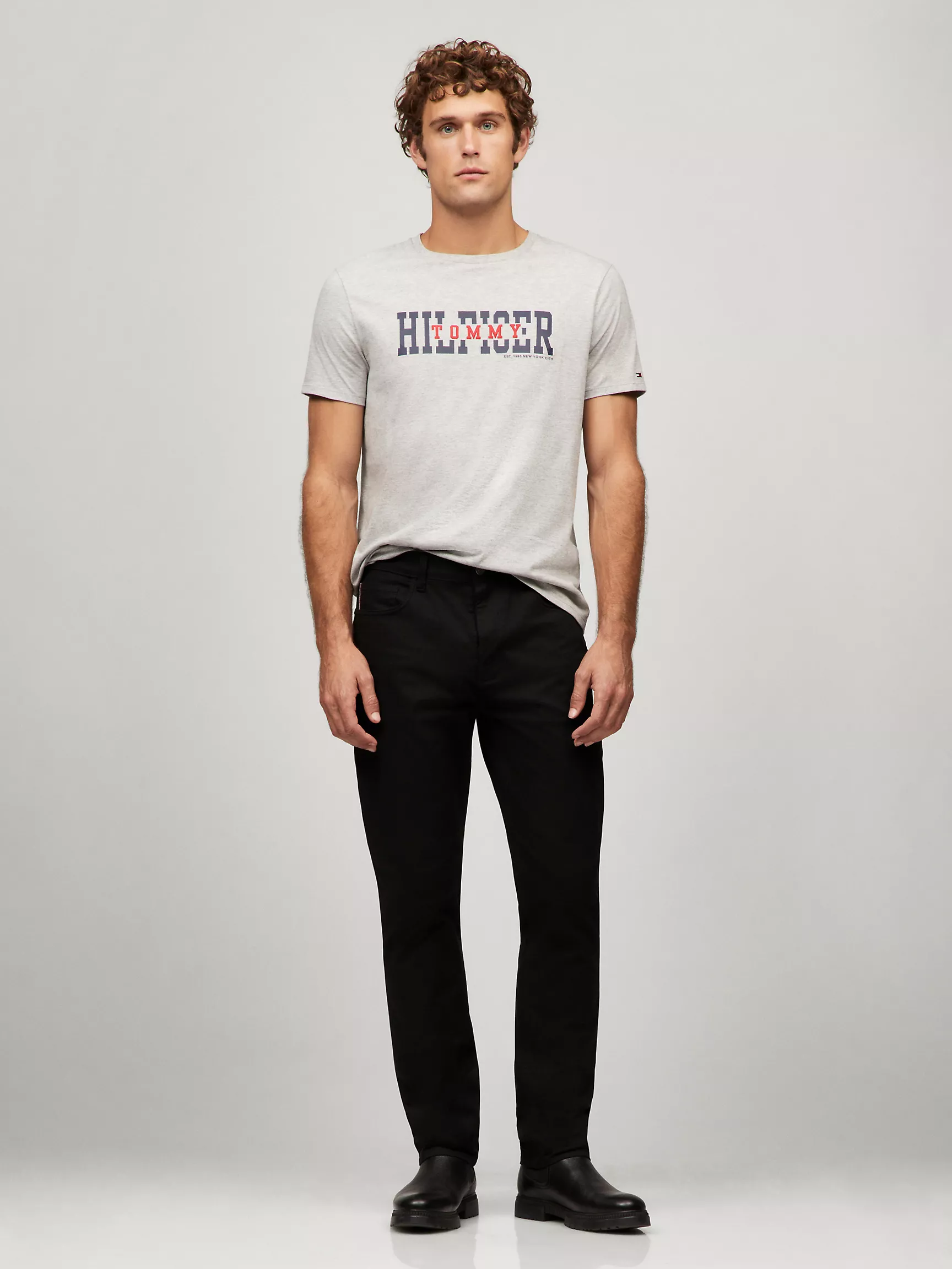 Мужская футболка Tommy Hilfiger, Футболка Tommy с университетским логотипом