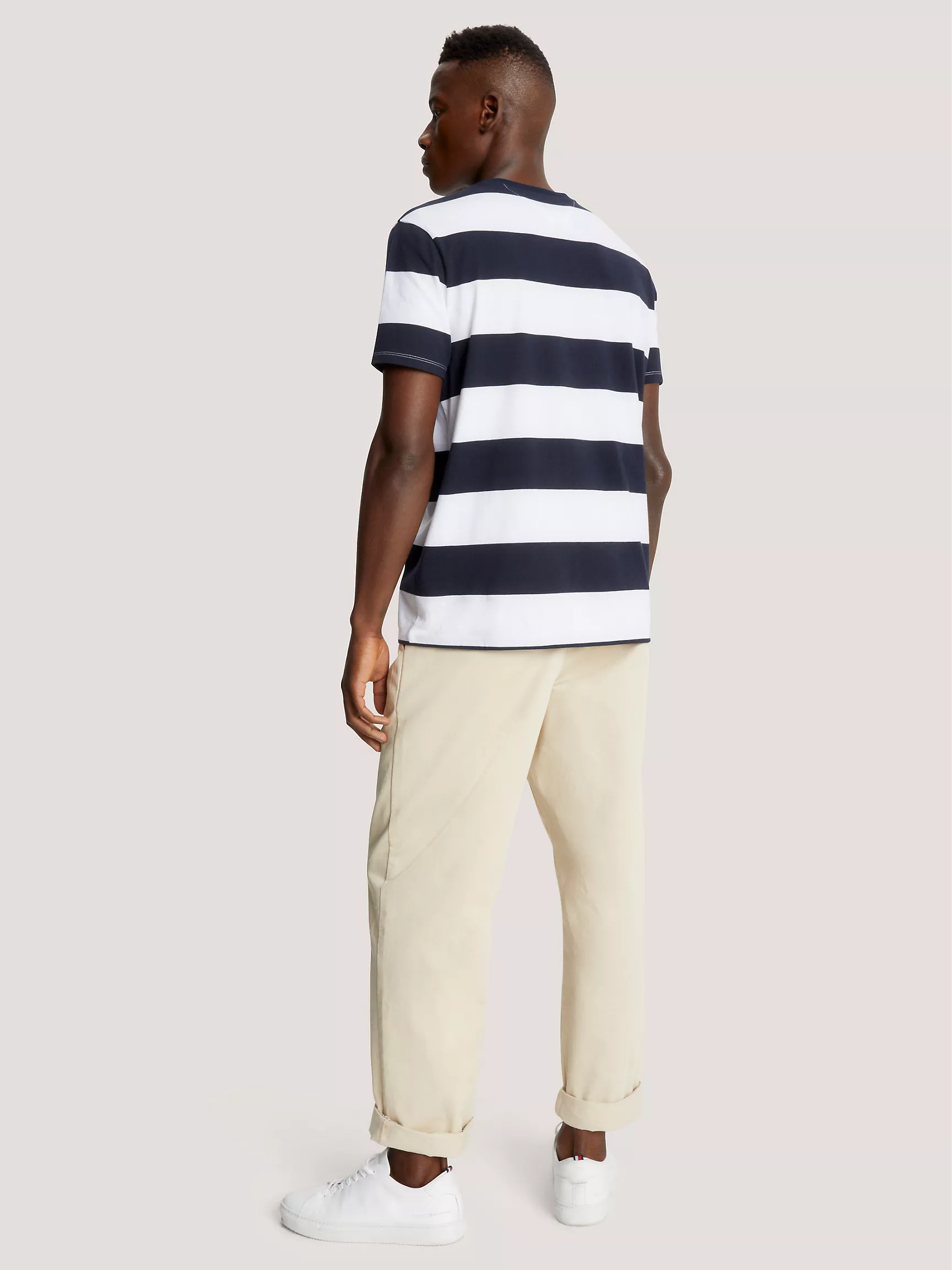 Мужская футболка Tommy Hilfiger, Футболка с полосками в стиле регби