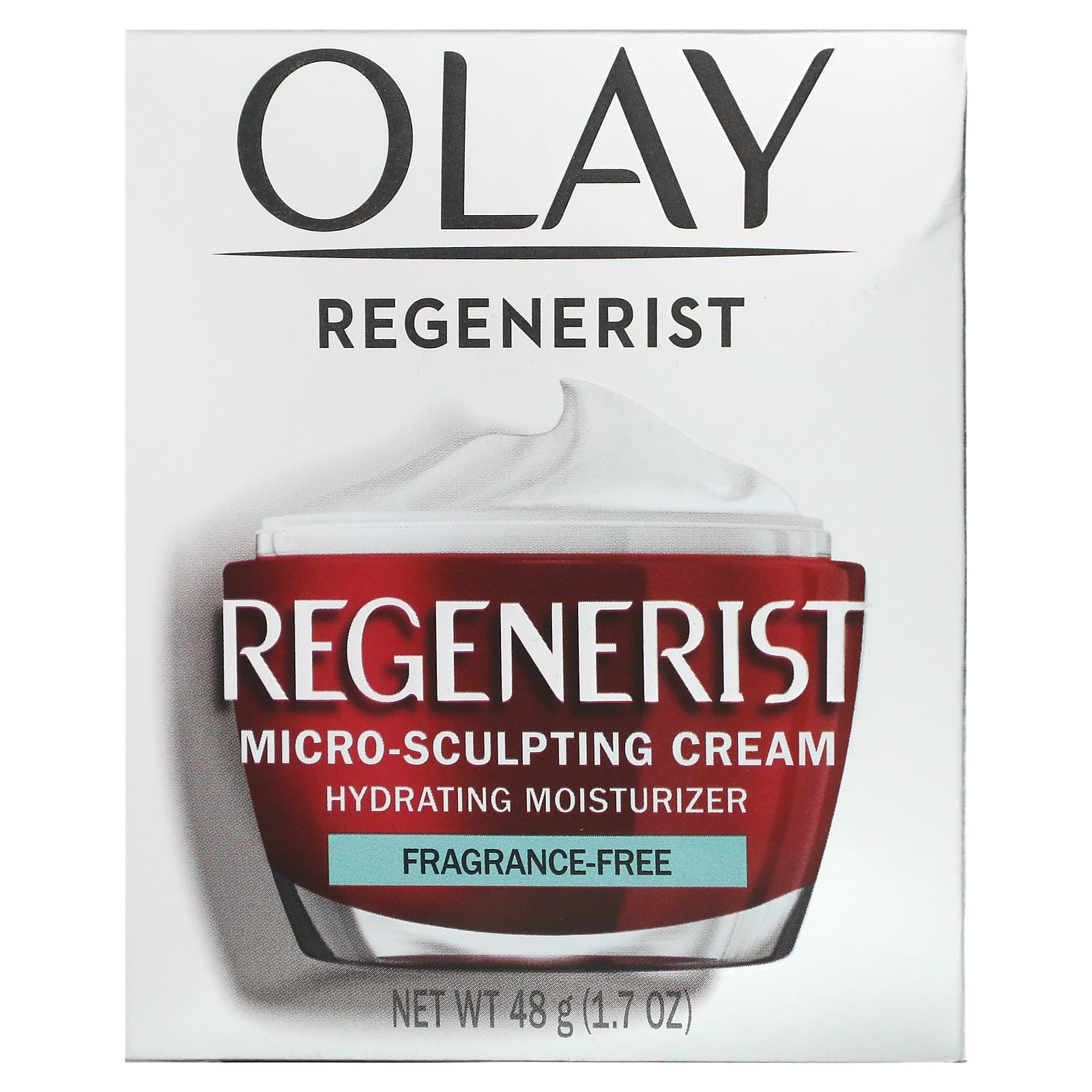 Olay, Regenerist, микромоделирующий крем, без отдушек, 48 г (1,7 унции)