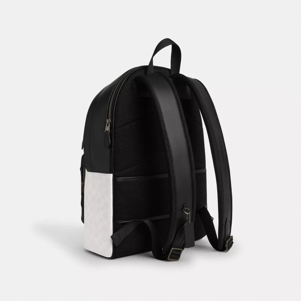 Рюкзак COACH West Backpack In Signature Canvas