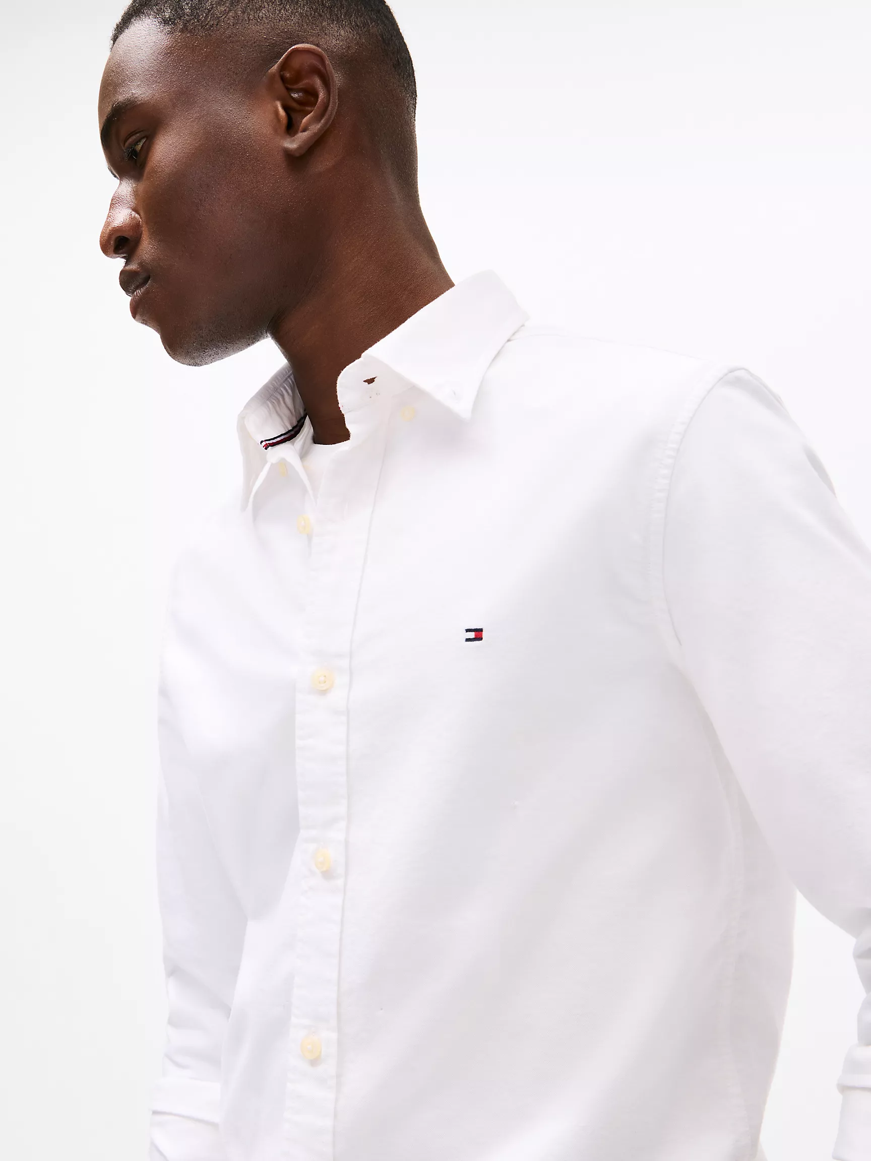 Мужская рубашка Tommy Hilfiger, Эластичная рубашка из оксфорда стандартного кроя