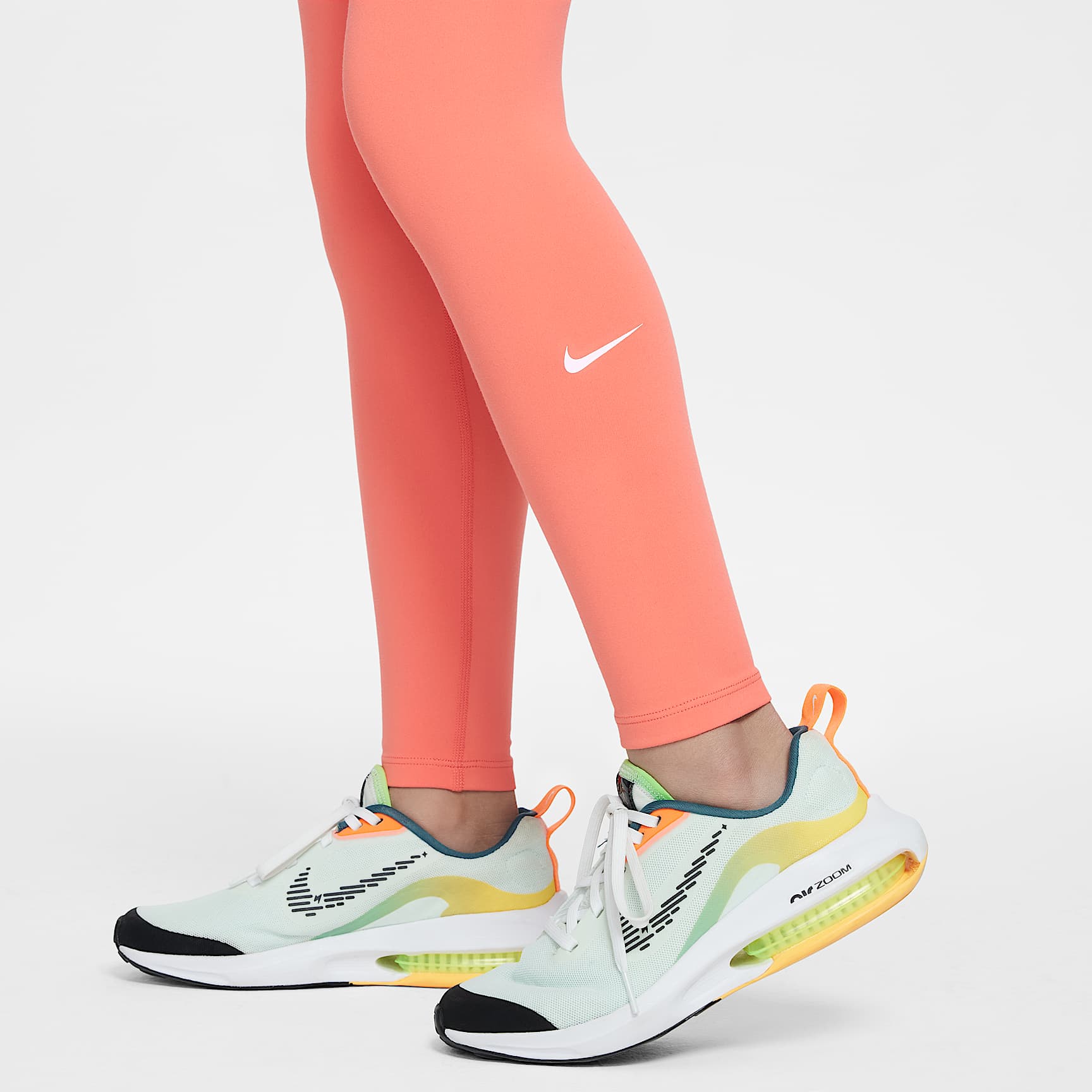 Nike One Big Kids' (Girls') Dri-FIT High-Waisted Leggings
