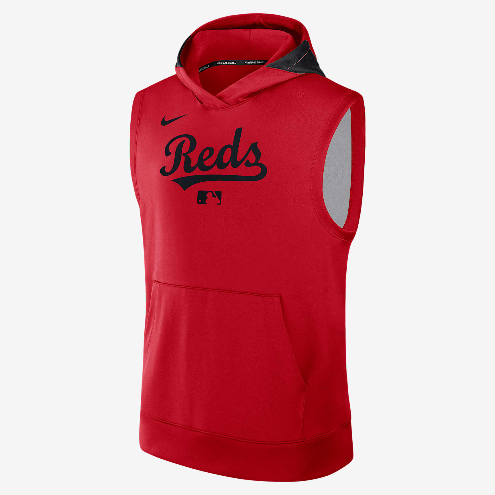 Cincinnati Reds Authentic Collection Men’s Nike Dri-FIT MLB Sleeveless Pullover Hoodie