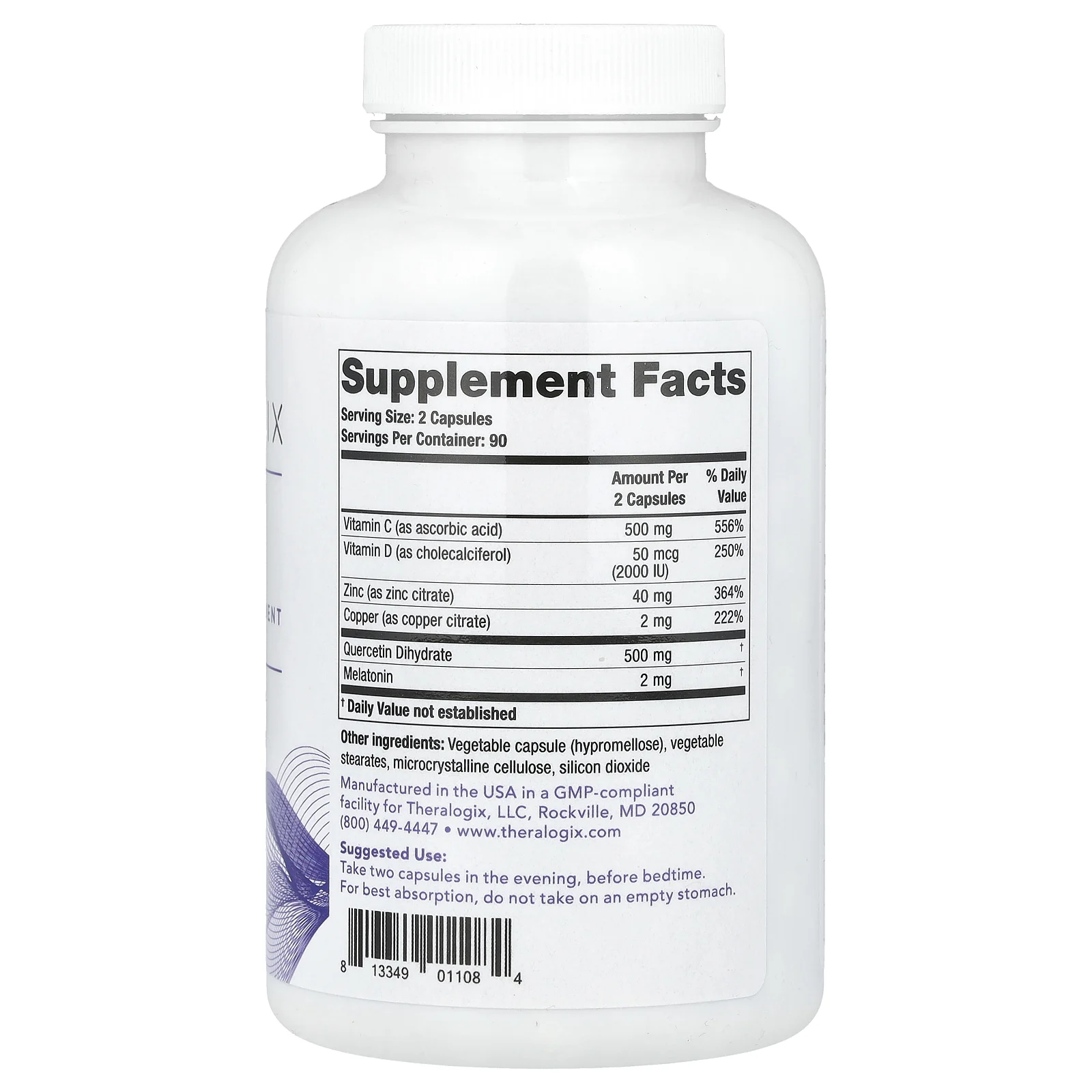 Theralogix, Теравир, 180 капсул