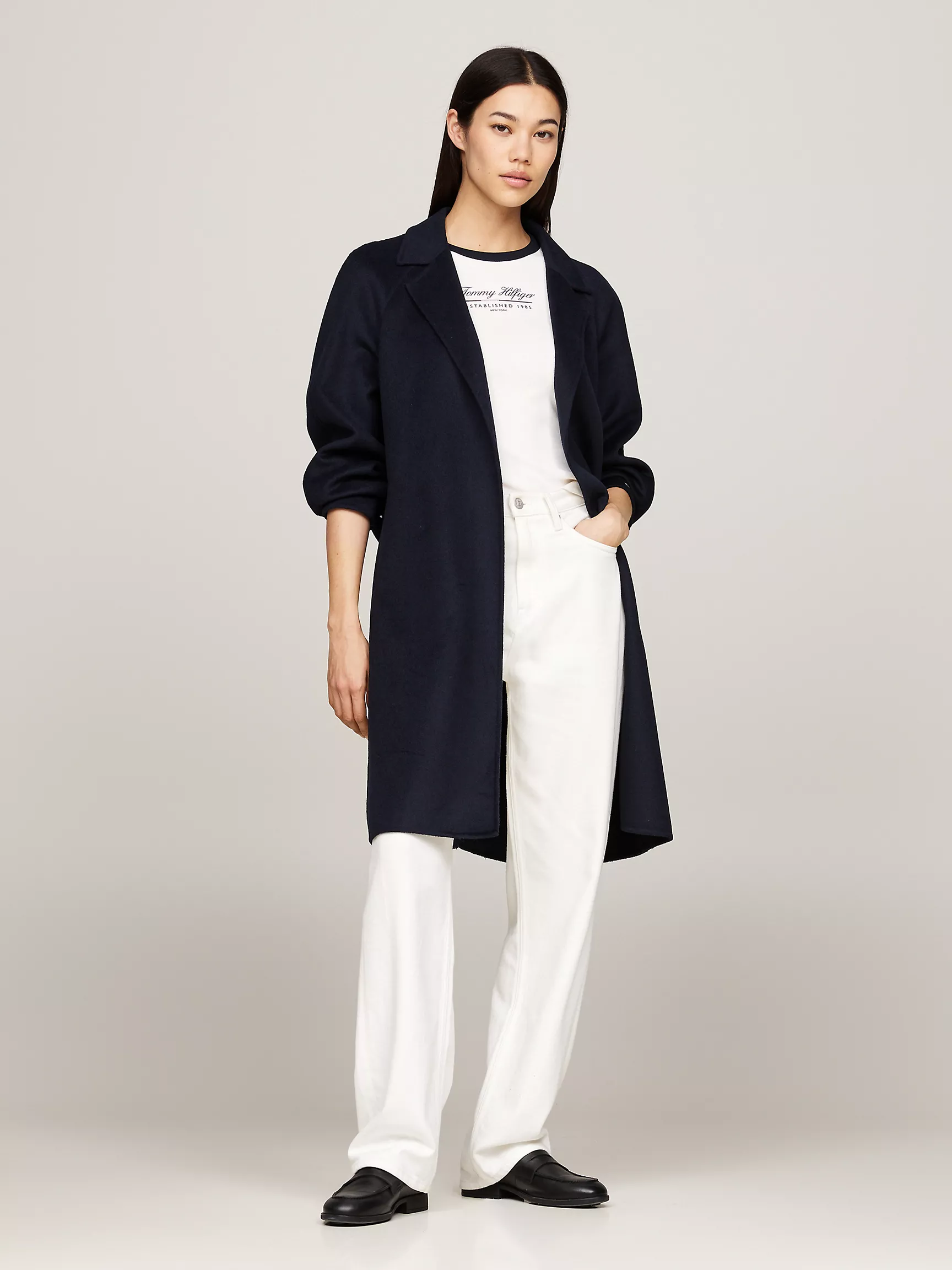 Женское пальто Tommy Hilfiger, Пальто из шерстяной смеси с поясом