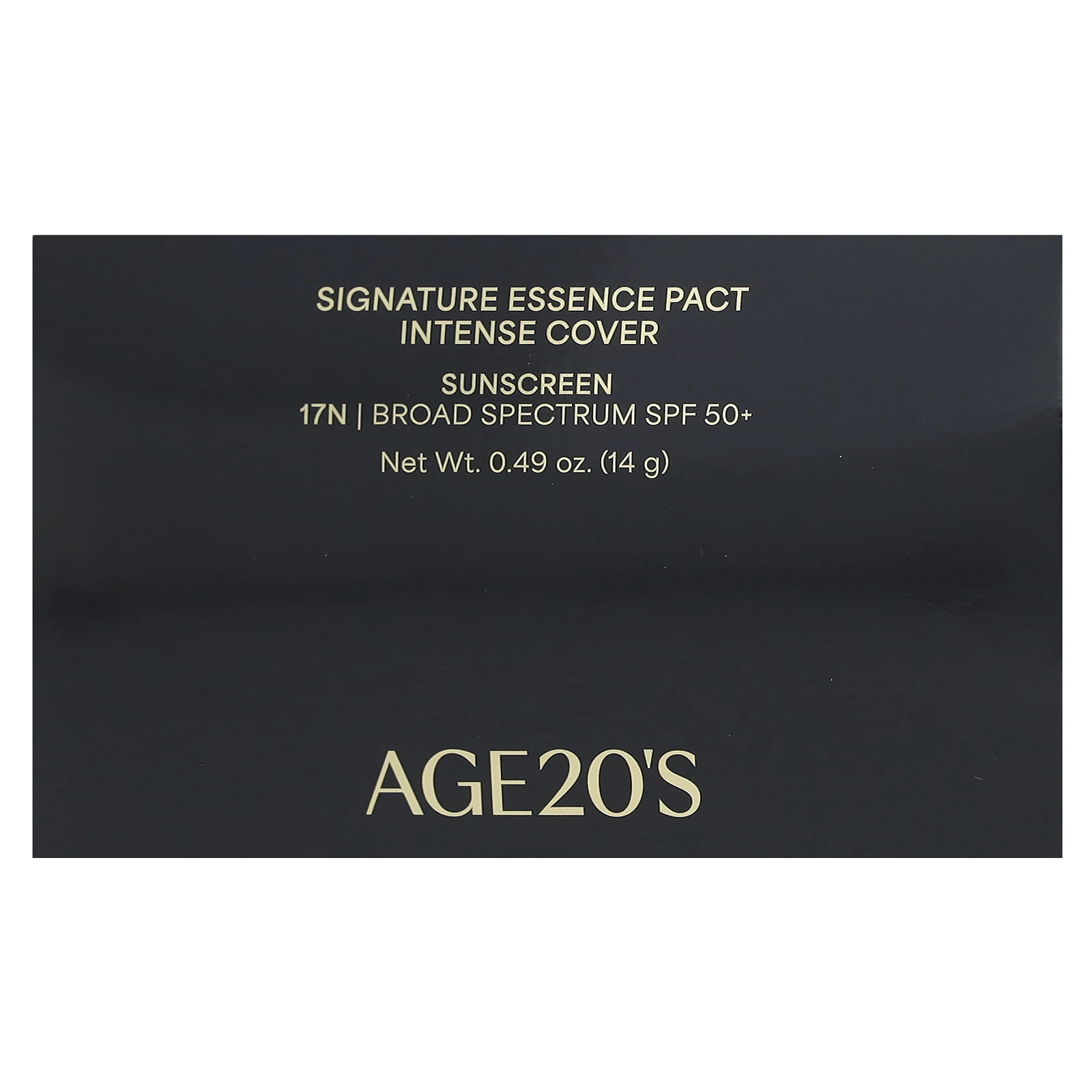 AGE20'S, Signature Essence Pact, Intense Cover, SPF 50+, 17N, 14 г (0,49 унции)