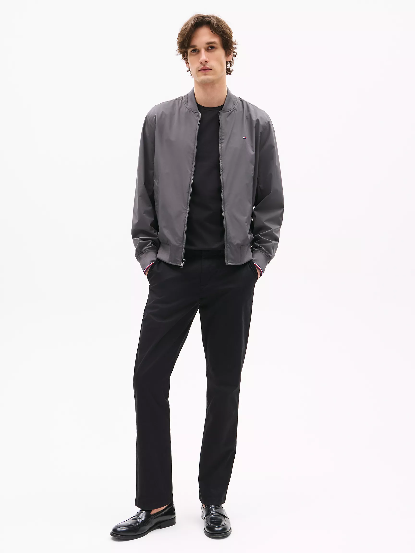 Мужская куртка Tommy Hilfiger, Легкий водоотталкивающий бомбер