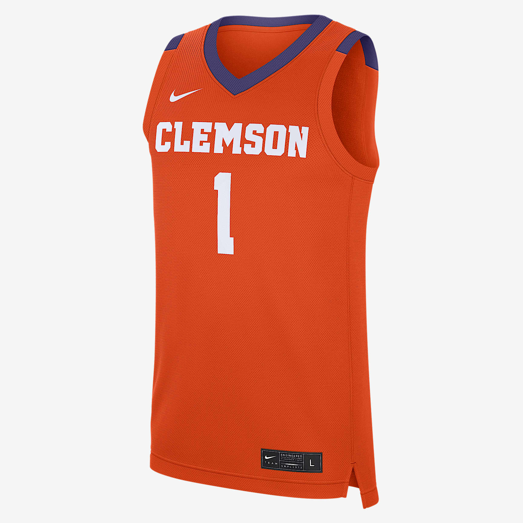 Clemson Tigers Replica Men's Nike College Basketball Jersey