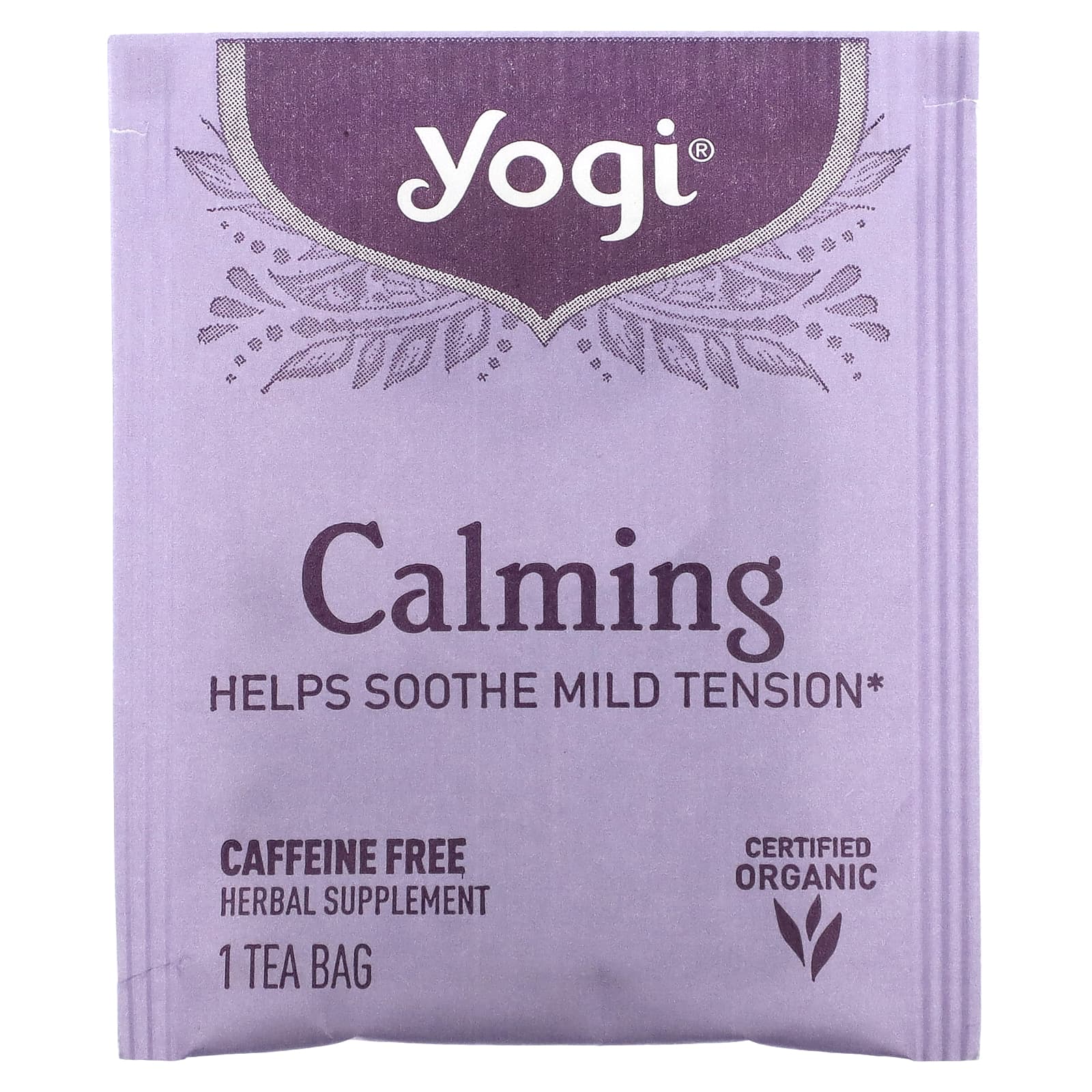 Yogi Tea, Calming, без кофеина, 16 чайных пакетиков, 29 г (1,02 унций)