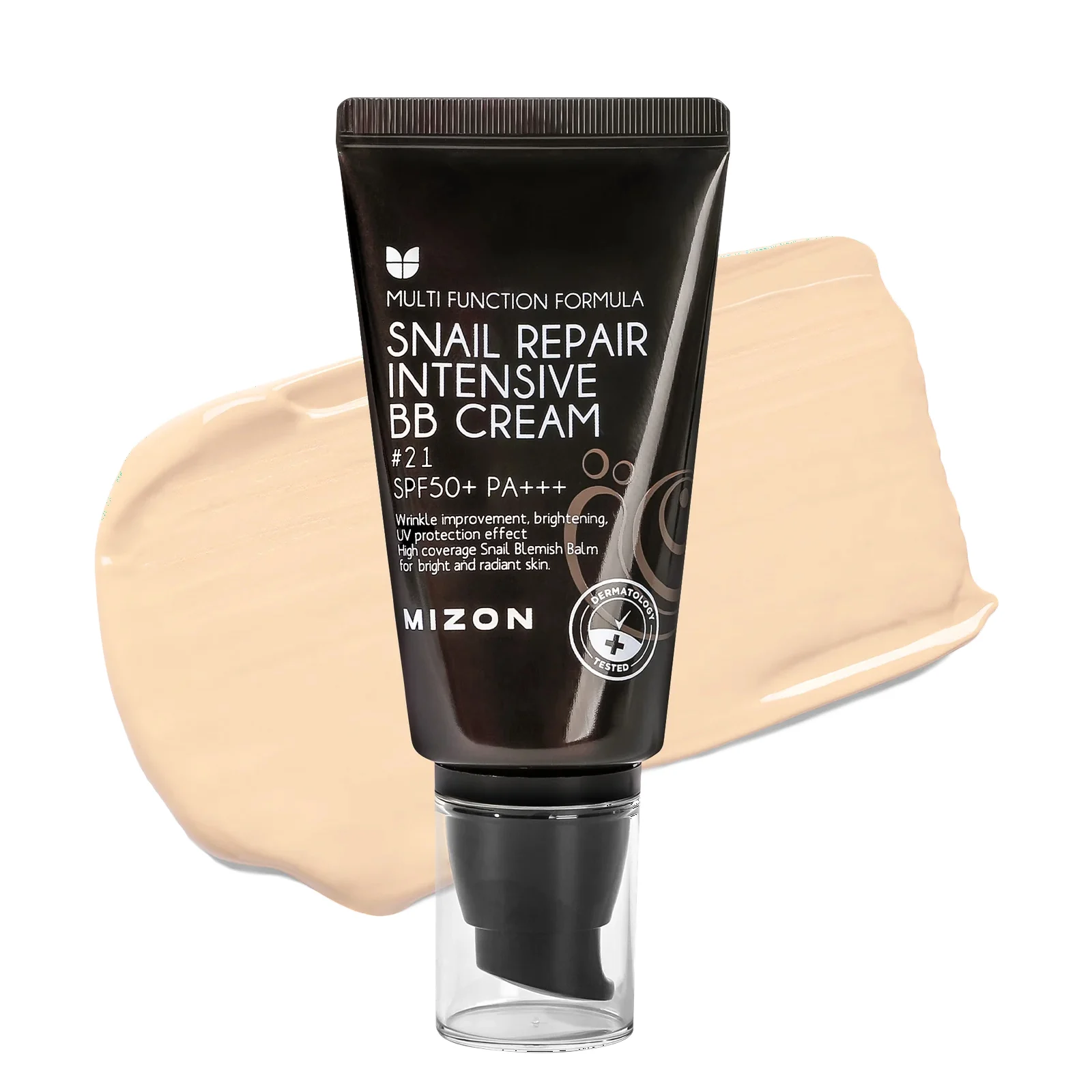 Mizon, интенсивный BB-крем для восстановления улитки, SPF 50+/PA+++, № 21, 50 г (1,76 унции)