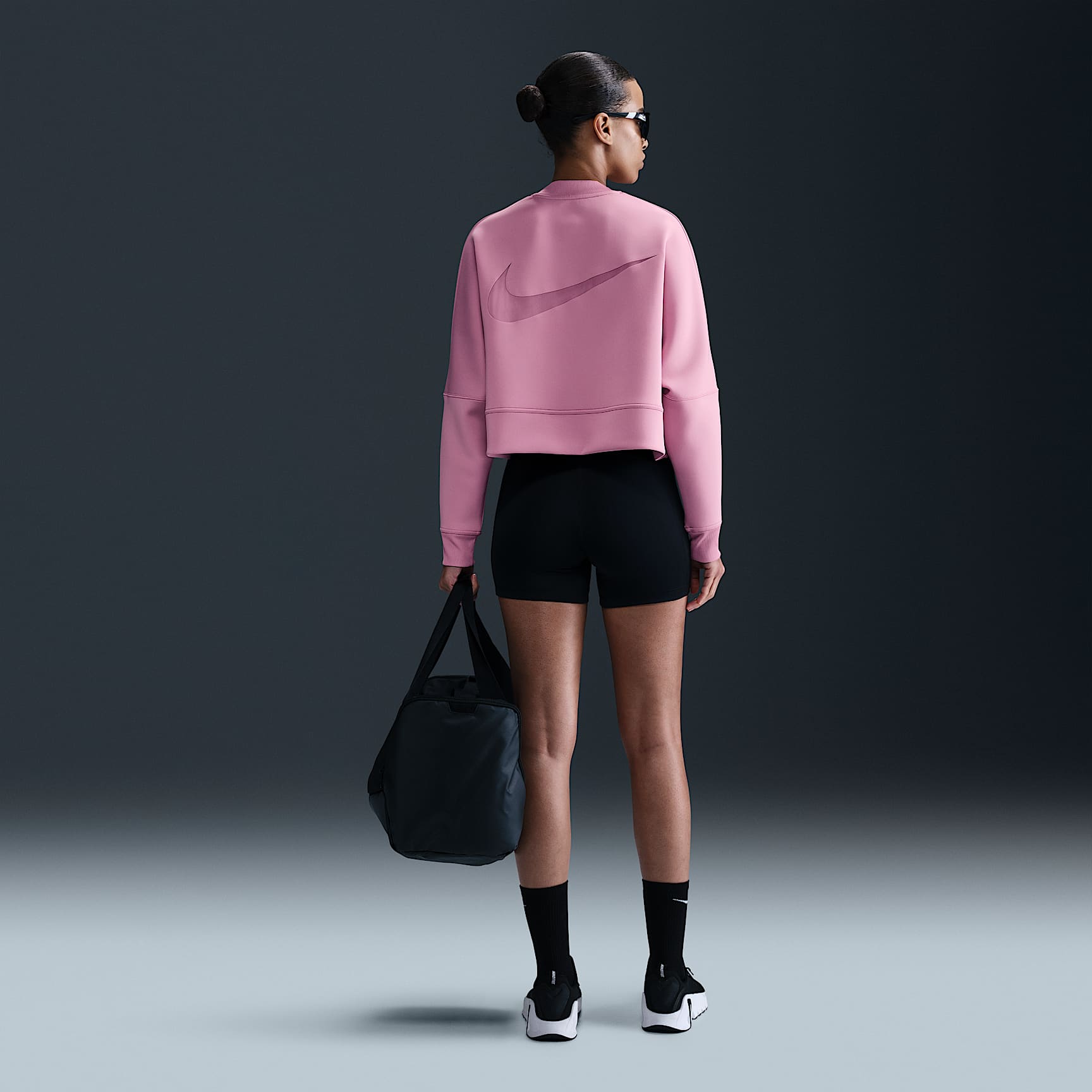 Nike Prima Women's Dri-FIT Oversized Crew-Neck Cropped Top