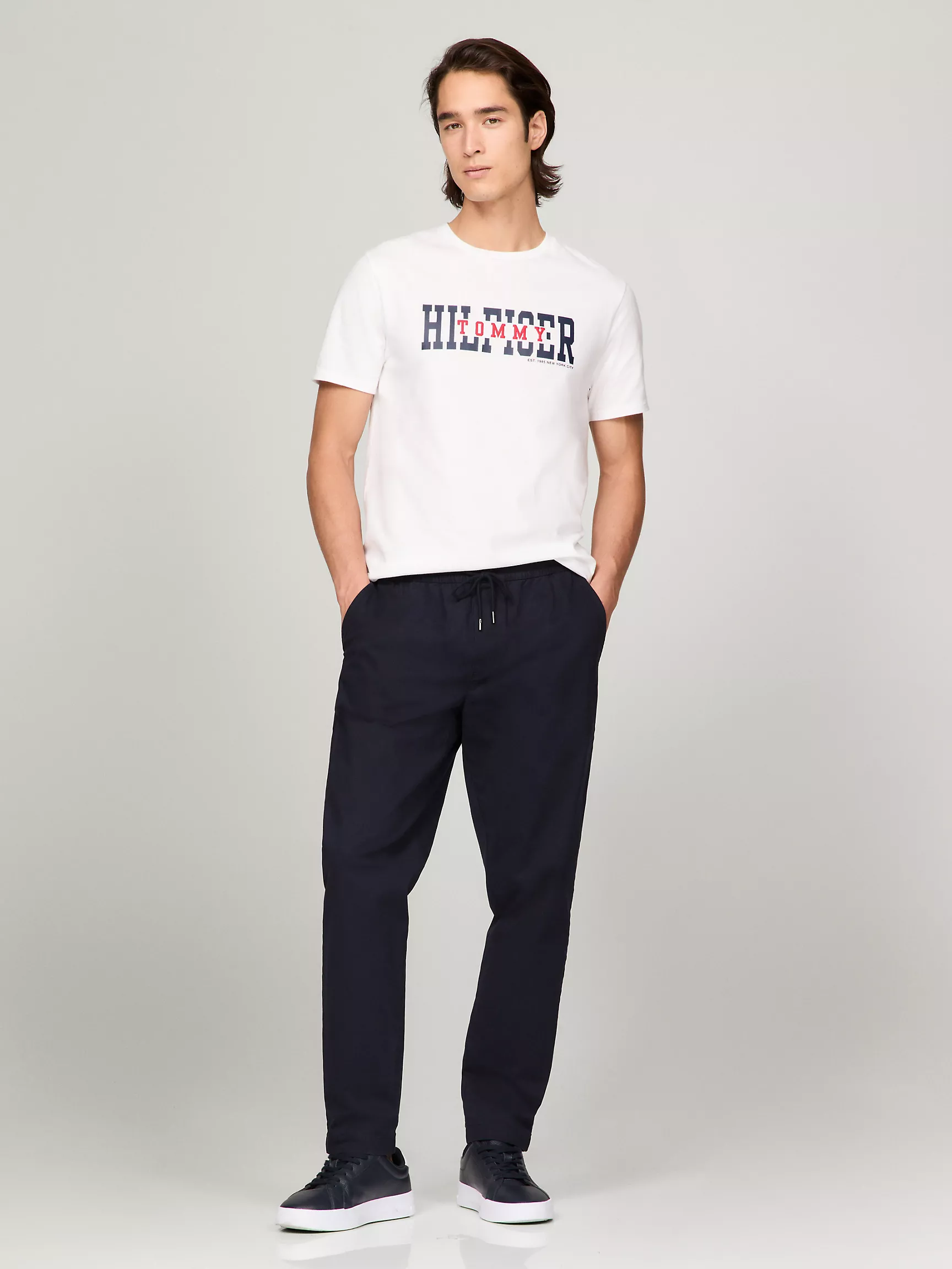 Мужская футболка Tommy Hilfiger, Футболка Tommy с университетским логотипом