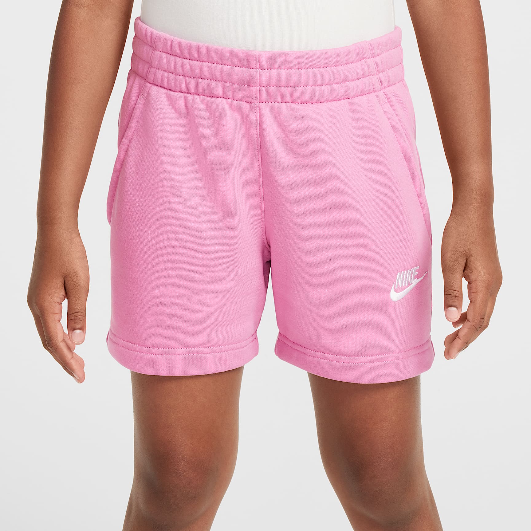 Nike Sportswear Club Fleece Big Kids' (Girls') 5" French Terry Shorts