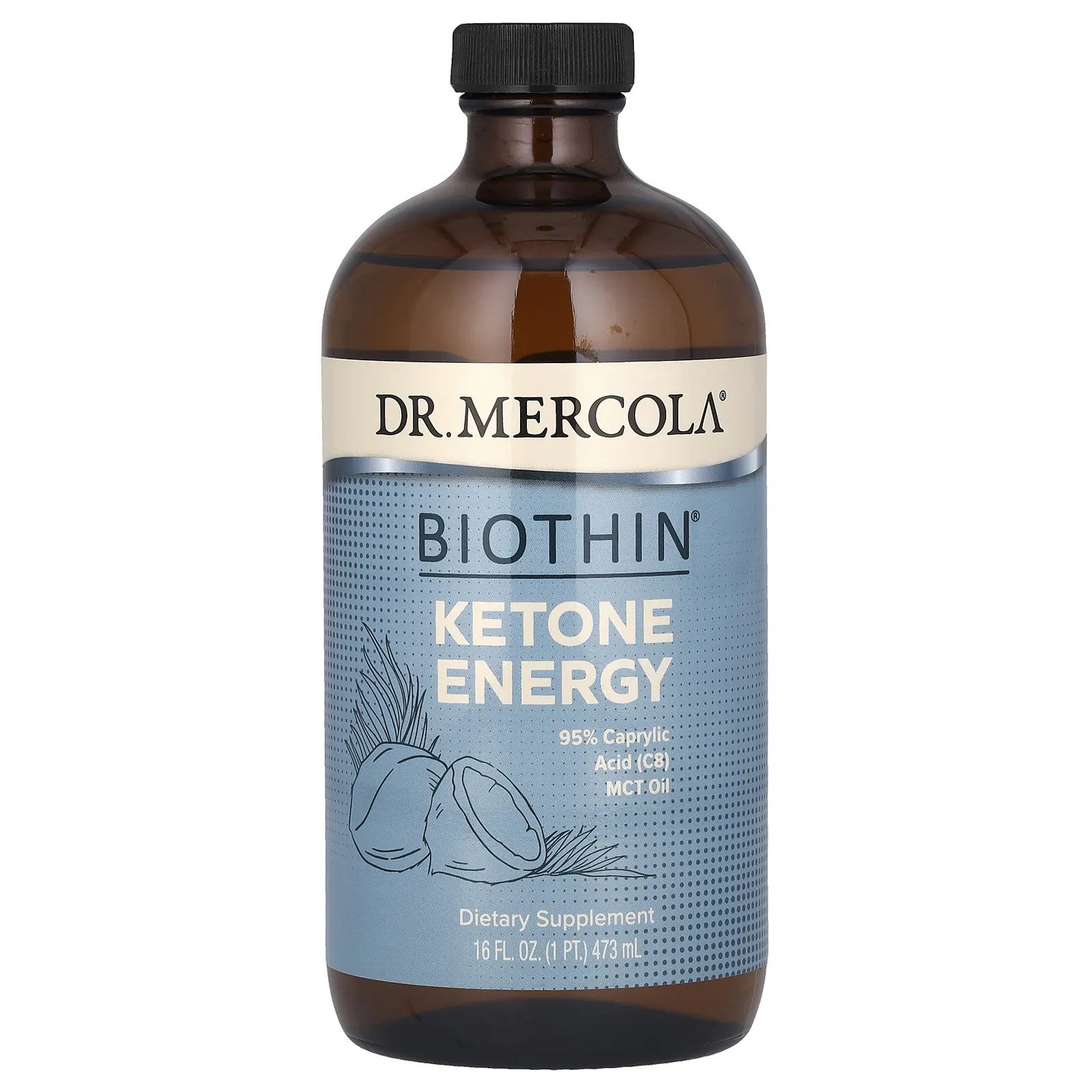 Dr. Mercola, Biothin, Ketone Energy, 473 мл (16 жидк. унций)