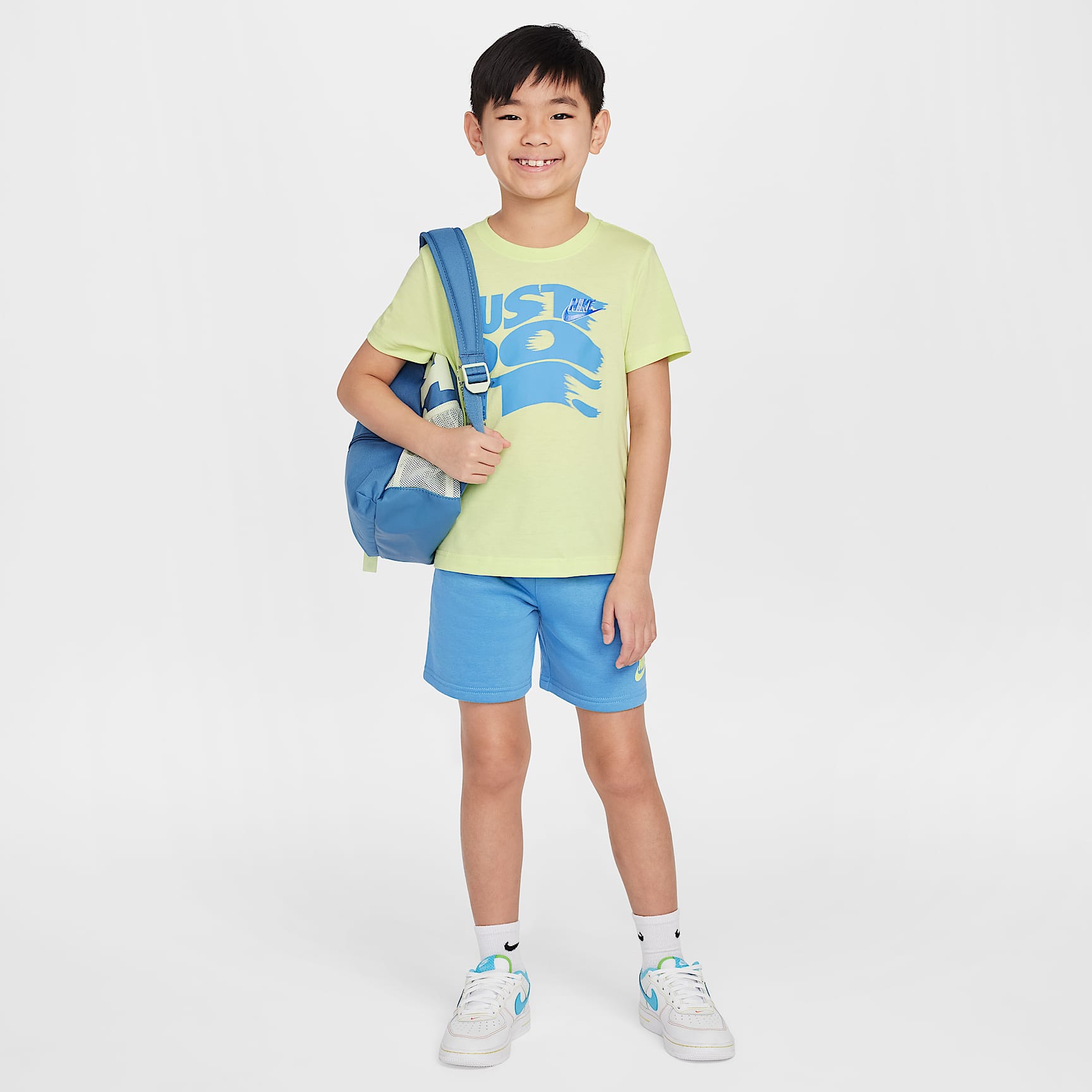 Nike Sportswear Little Kids' On the Move 2-Piece French Terry Shorts Set