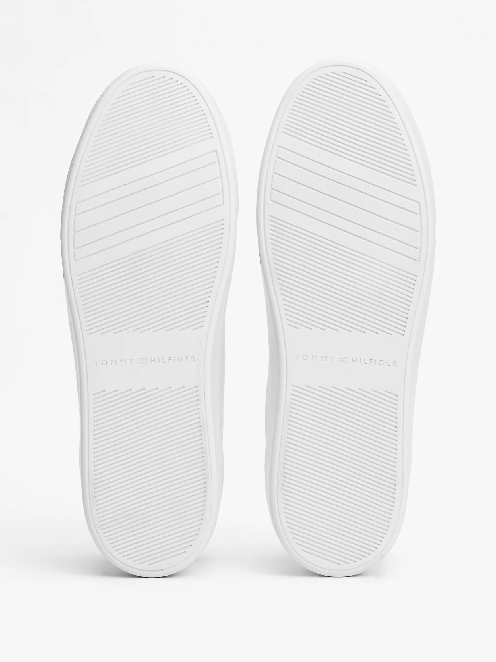 Женские кроссовки Tommy Hilfiger, Кожаные кеды на платформе с монограммным узором