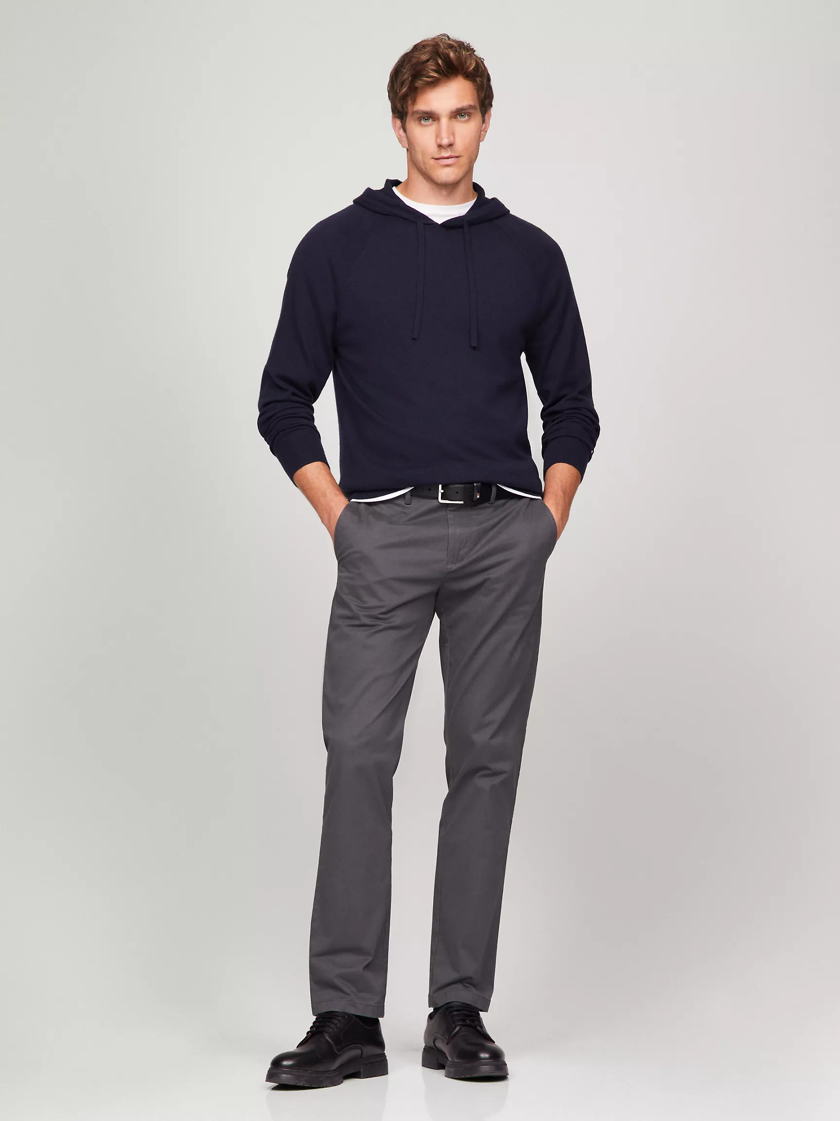 Мужское худи Tommy Hilfiger, Тонкое худи из шерстяной смеси
