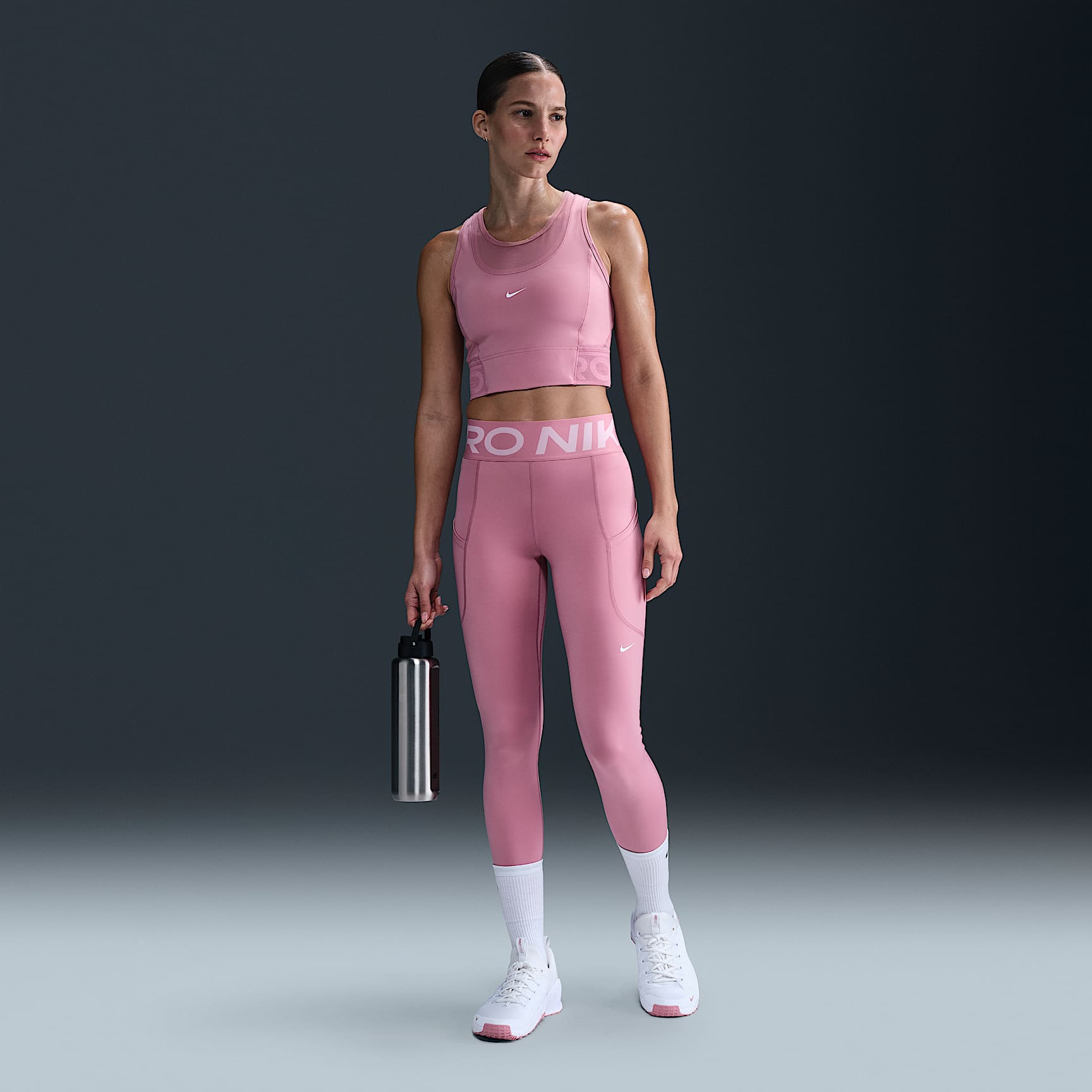 Nike Pro Women's Dri-FIT Cropped Tank Top