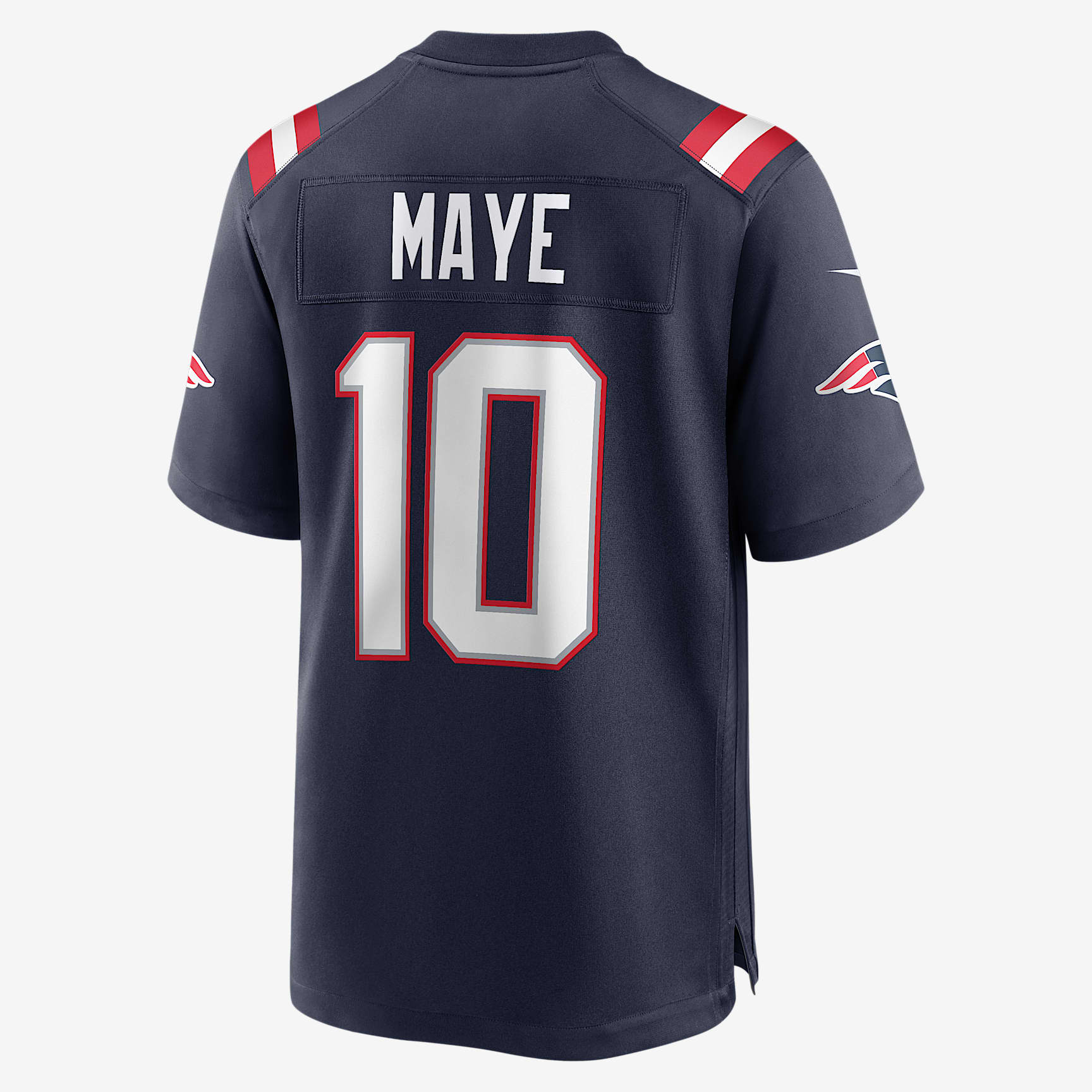 Drake Maye New England Patriots Men's Nike NFL Game Jersey