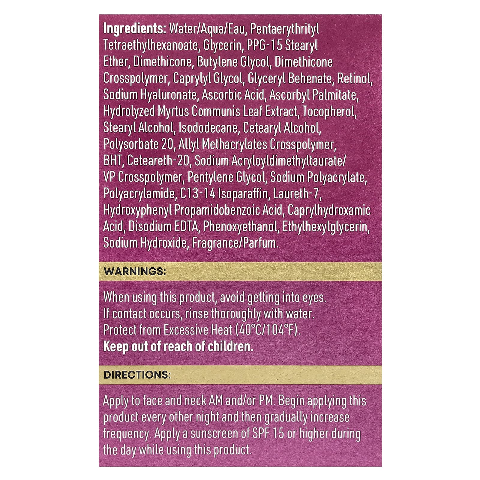 RoC, Retinol Correxion, крем для максимального увлажнения от морщин, 48 г (1,7 унции)