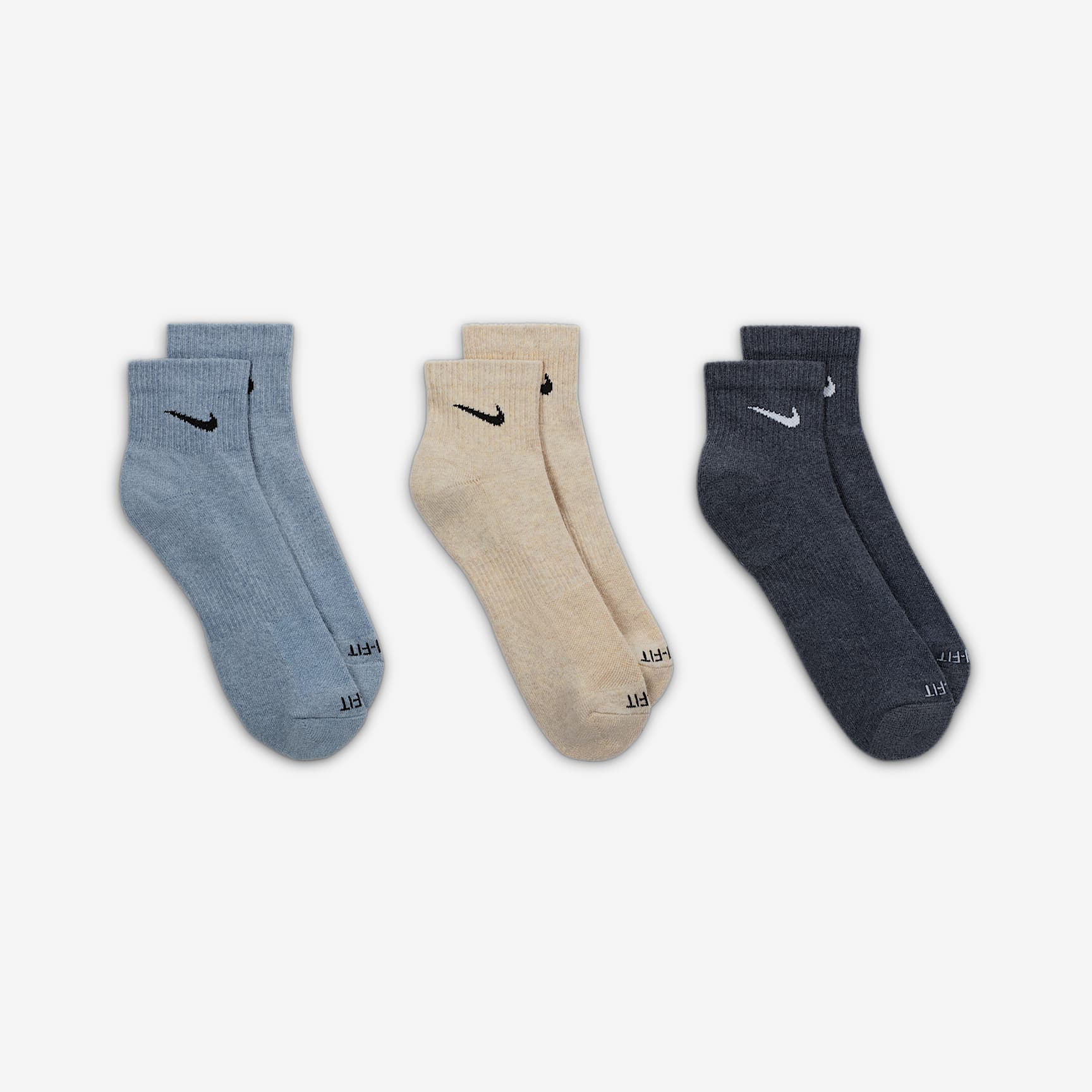 Nike Everyday Plus Cushioned Training Ankle Socks (3 Pairs)