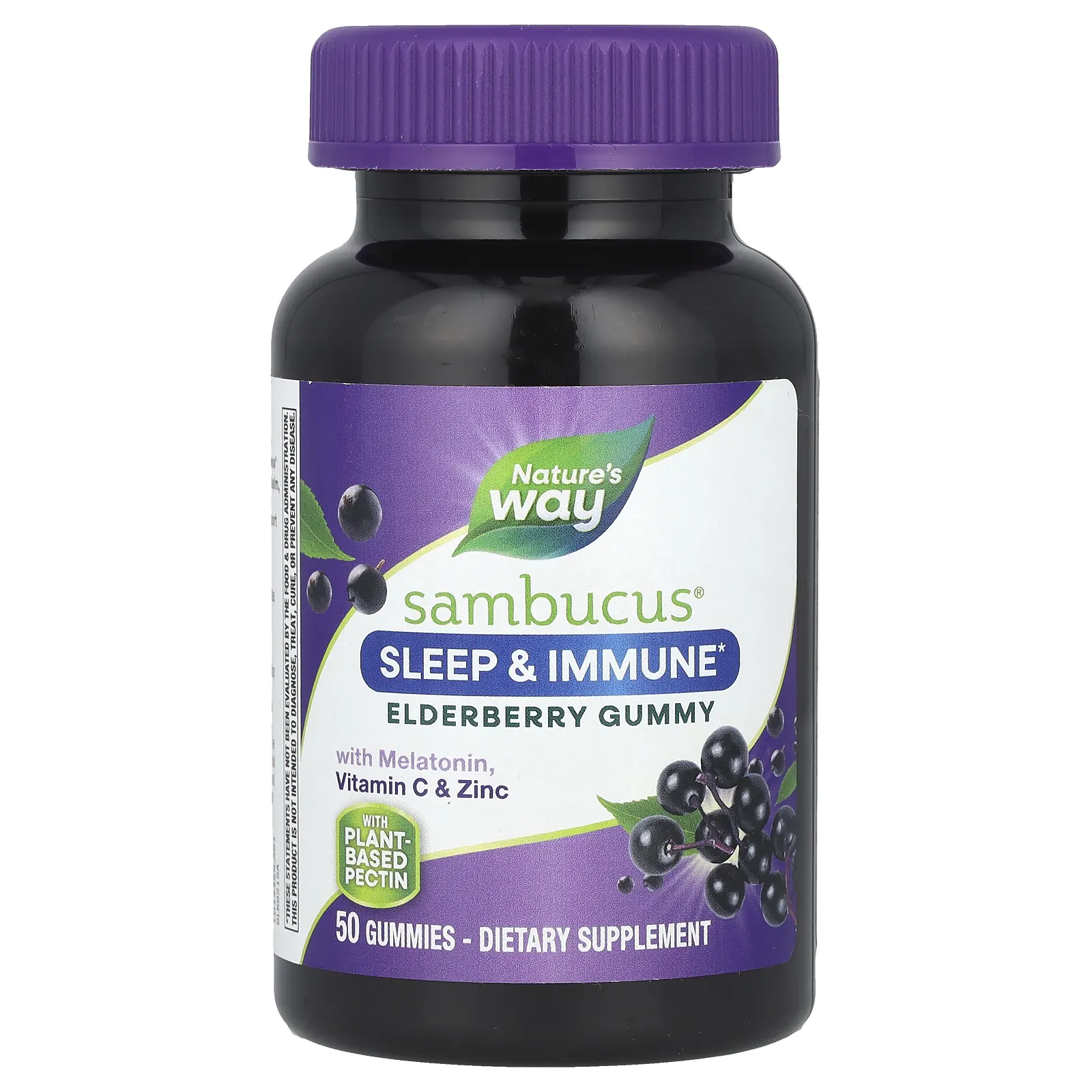 Nature's Way, Sambucus, Sleep + Immune, 50 Gummies