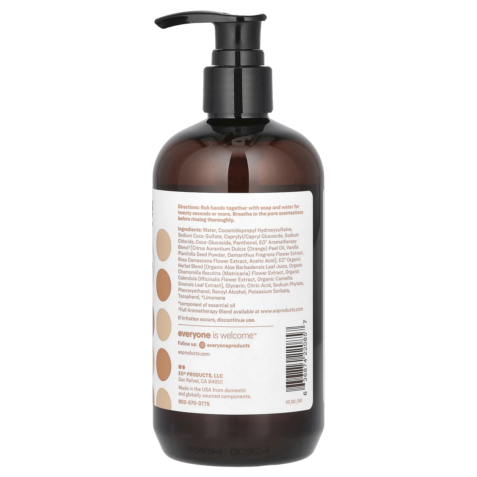 Everyone, Мыло для рук, абрикос + ваниль, 377 мл (12,75 жидк. Унции)