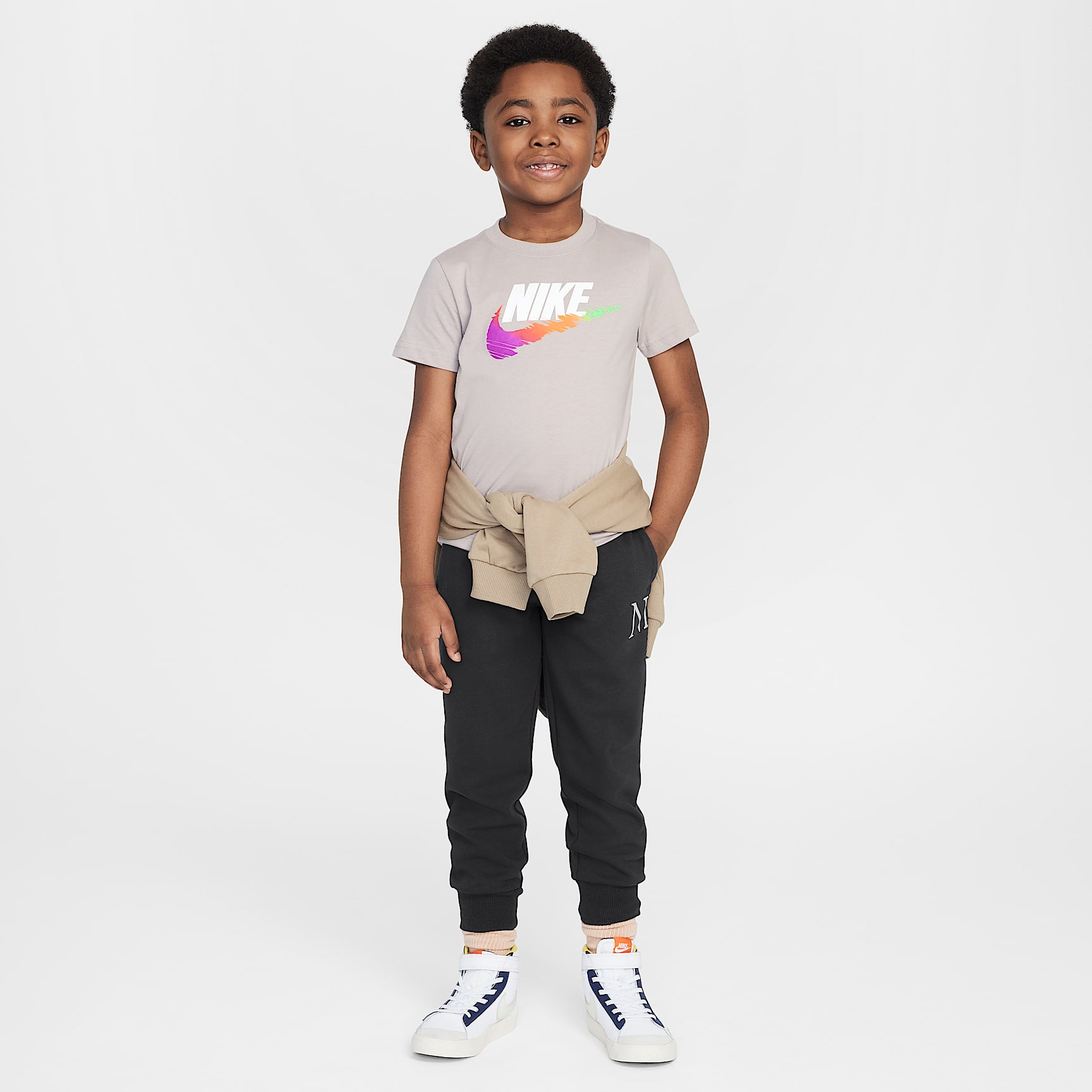 Nike Little Kids' Brandmark Swoosh T-Shirt