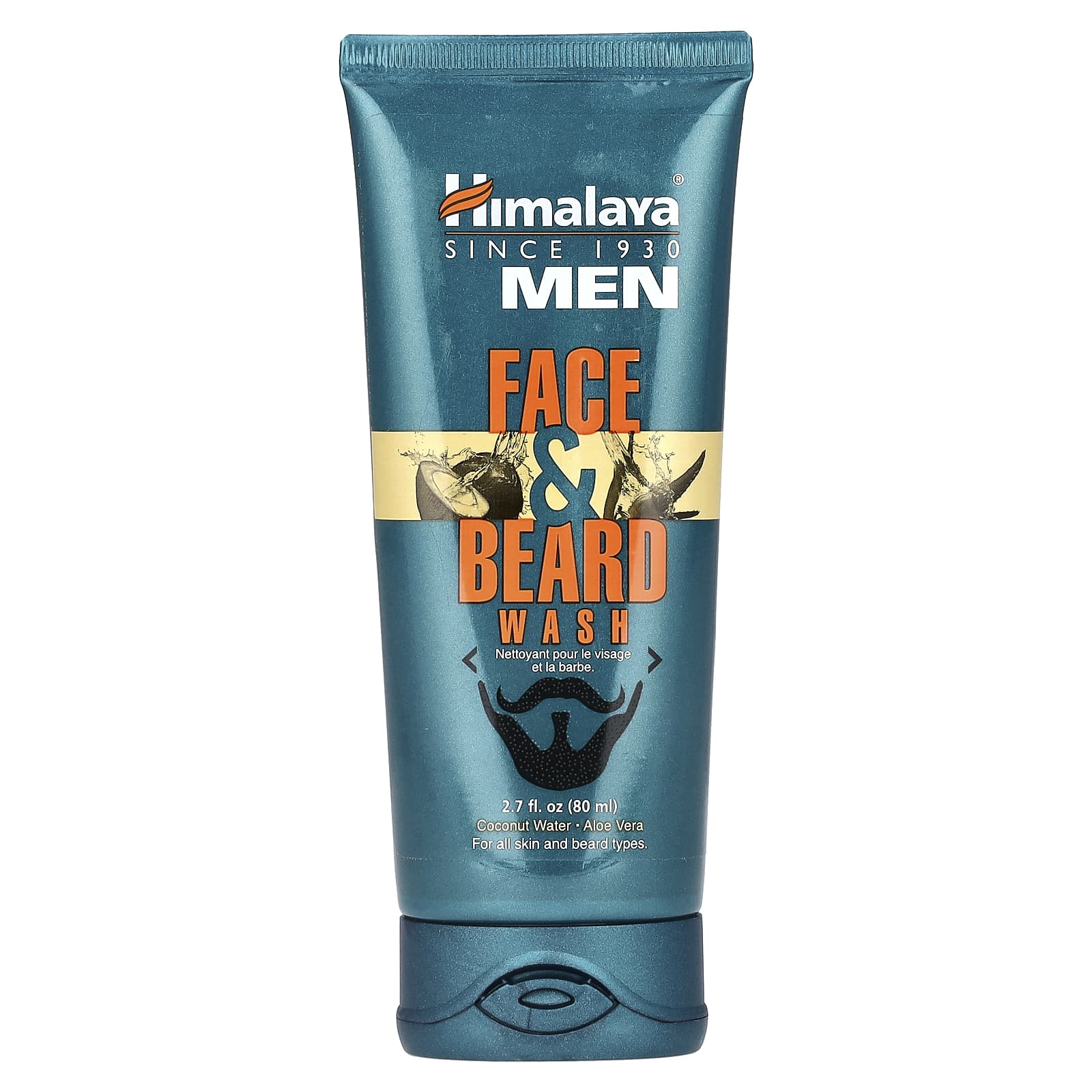 Himalaya, Для мужчин, Средство для мытья лица и бороды, 2,7 жидких унций (80 мл)