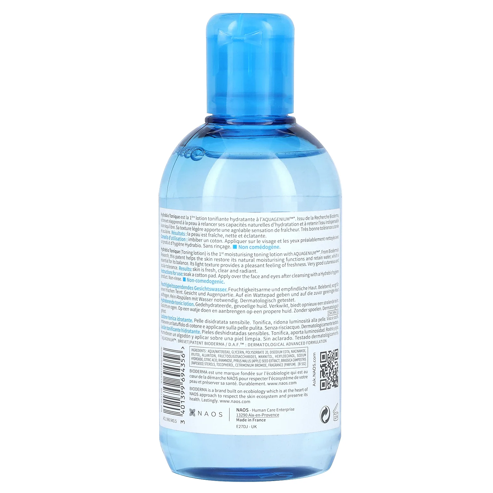 Bioderma, Hydrabio Tonique, тонизирующий лосьон, 250 мл (8,4 жидк. Унции)