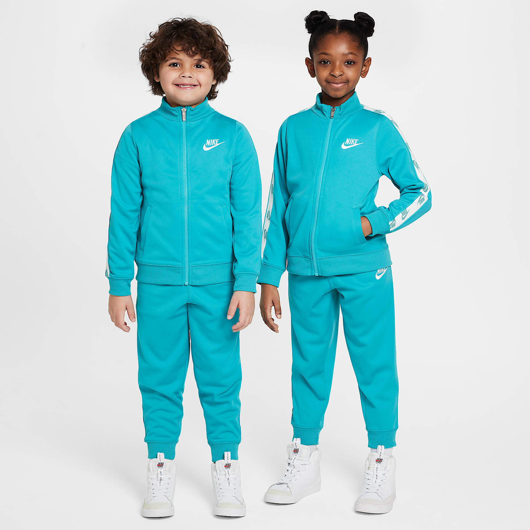 Nike Dri-FIT Little Kids' 2-Piece Full-Zip Set with Logo Taping