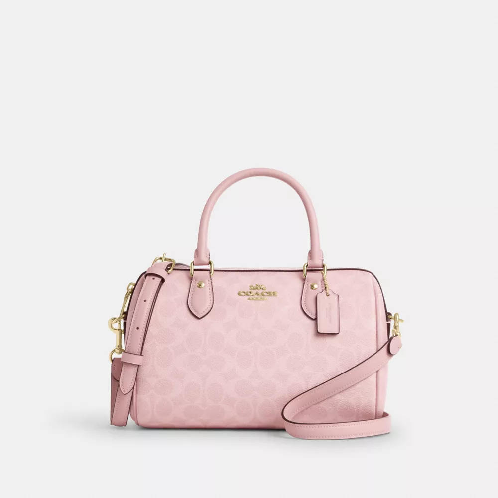 Сумка COACH Rowan Satchel Bag In Signature Canvas