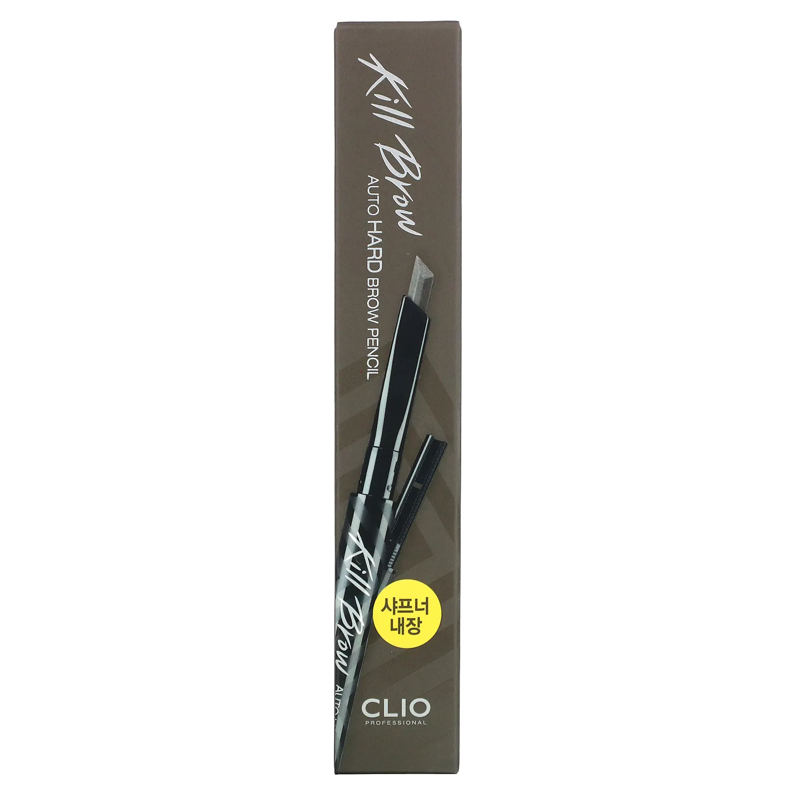 Clio, Kill Brow, Карандаш для бровей Auto Hard, 01 натуральный коричневый, 0,01 унции (0,31 г)