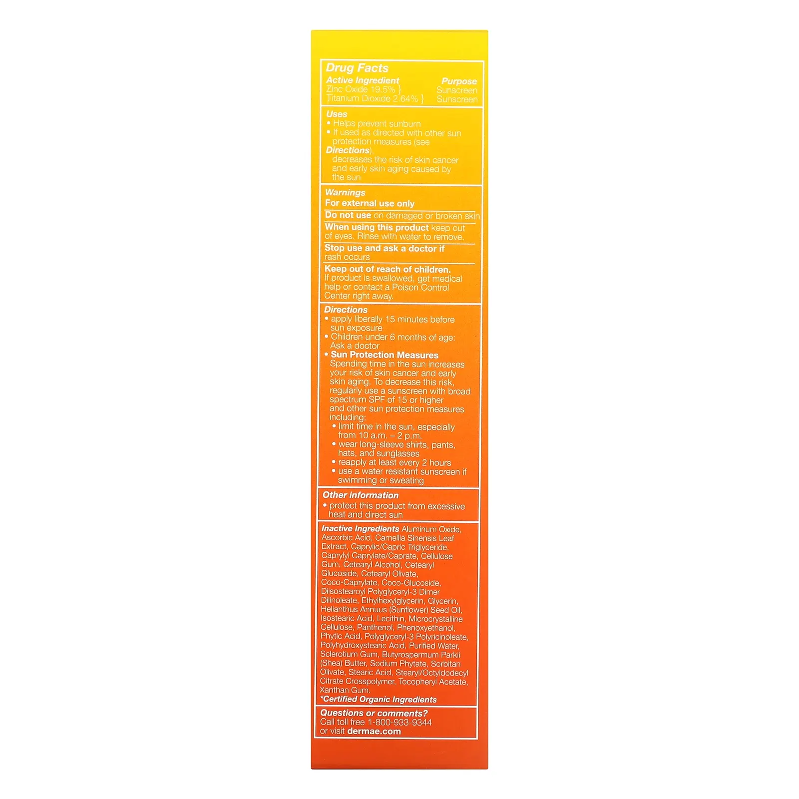 DERMA E, Sun Defense Clear Zinc, солнцезащитное средство для тела, SPF 30, без запаха, 113 г (4 унции)
