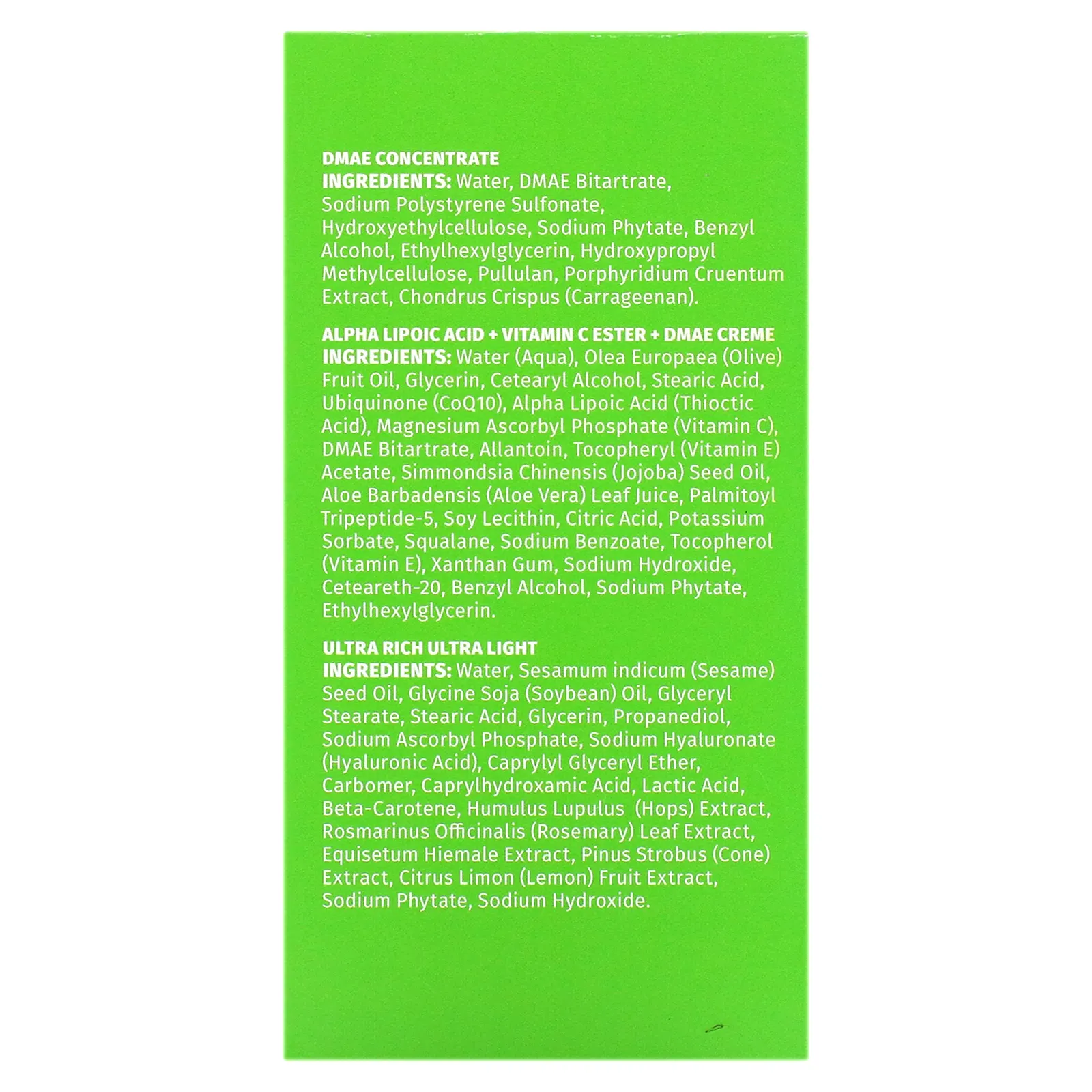 Reviva Labs, Омолаживающий и укрепляющий увлажняющий комплекс, набор из 3 предметов