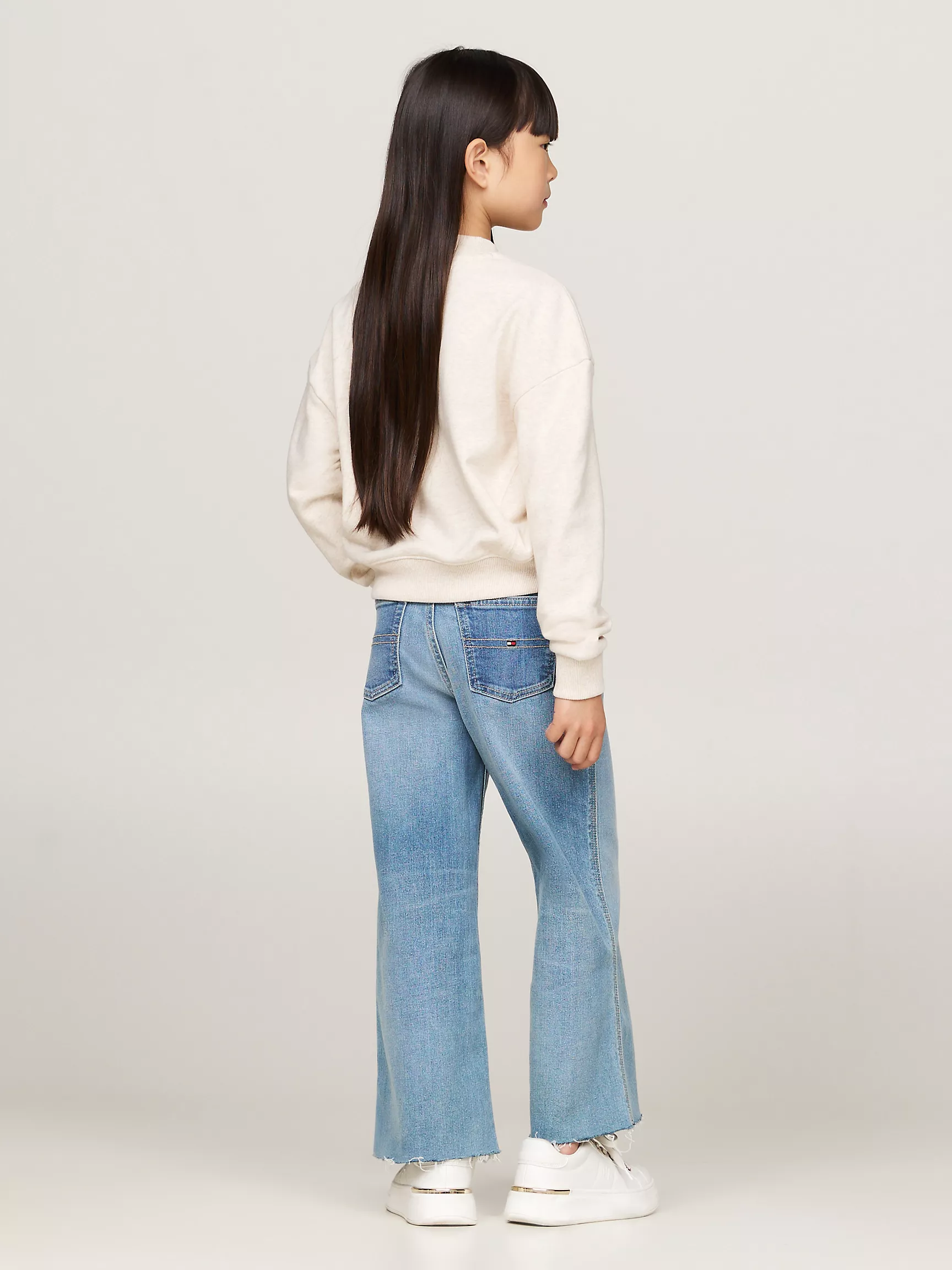 Толстовка для девочек Tommy Hilfiger, Детский свитшот Tommy с фольгированными точками