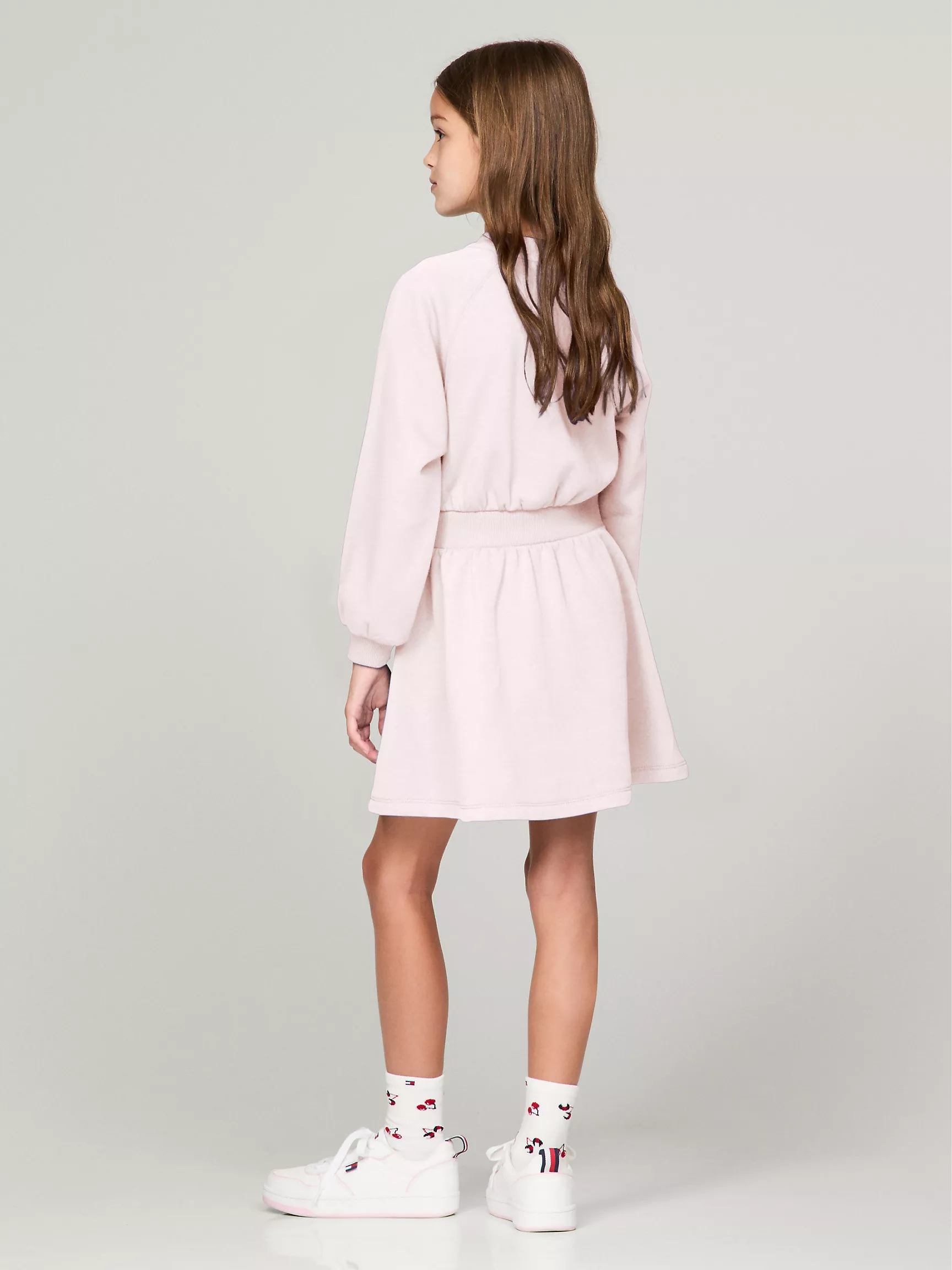 Платье для девочек Tommy Hilfiger, Детское платье с регланом и спортивным логотипом Script