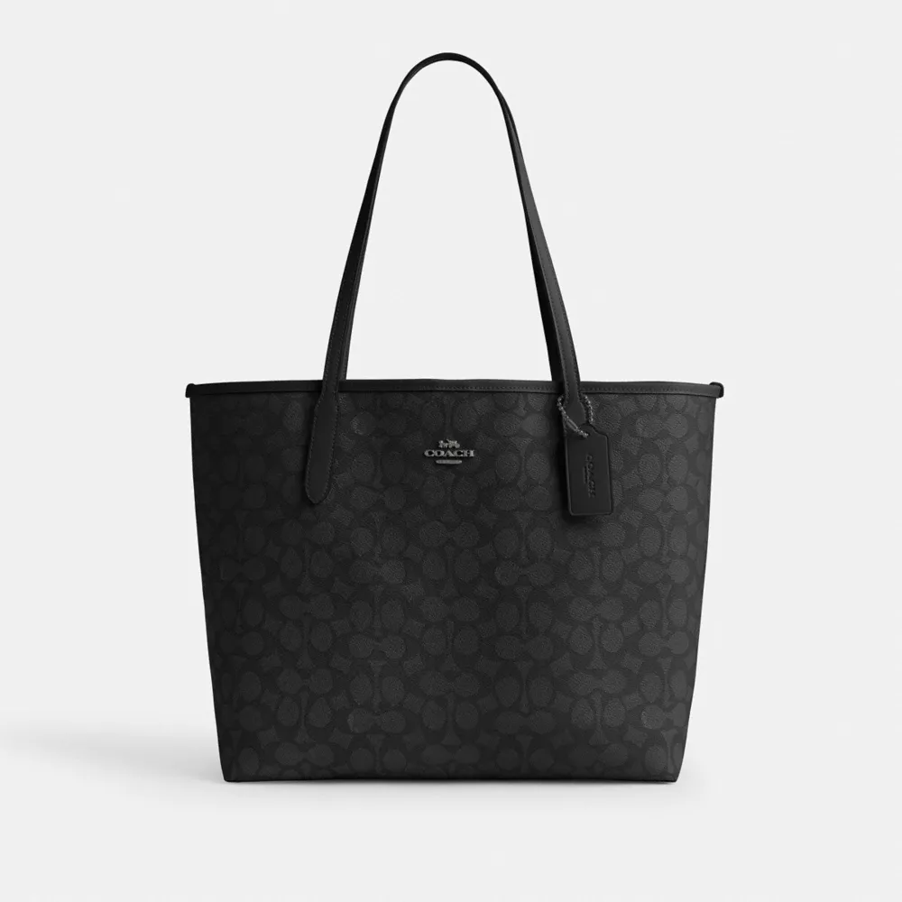 Сумка COACH City Tote Bag In Signature Canvas