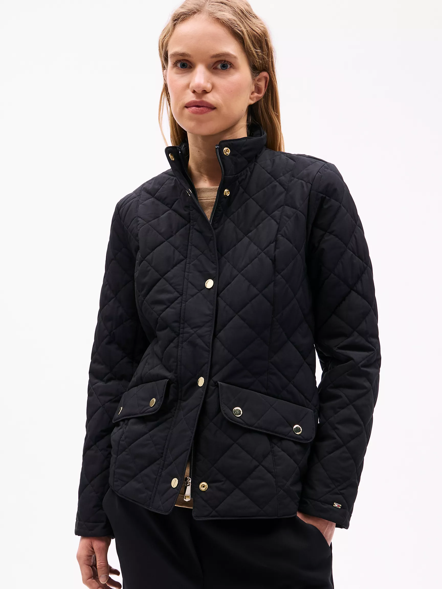 Женская куртка Tommy Hilfiger, Стеганая куртка для верховой езды