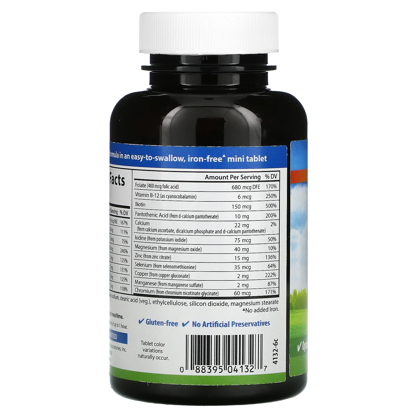 Carlson, Mini-Multi, витамины и минералы, без железа, 180 таблеток