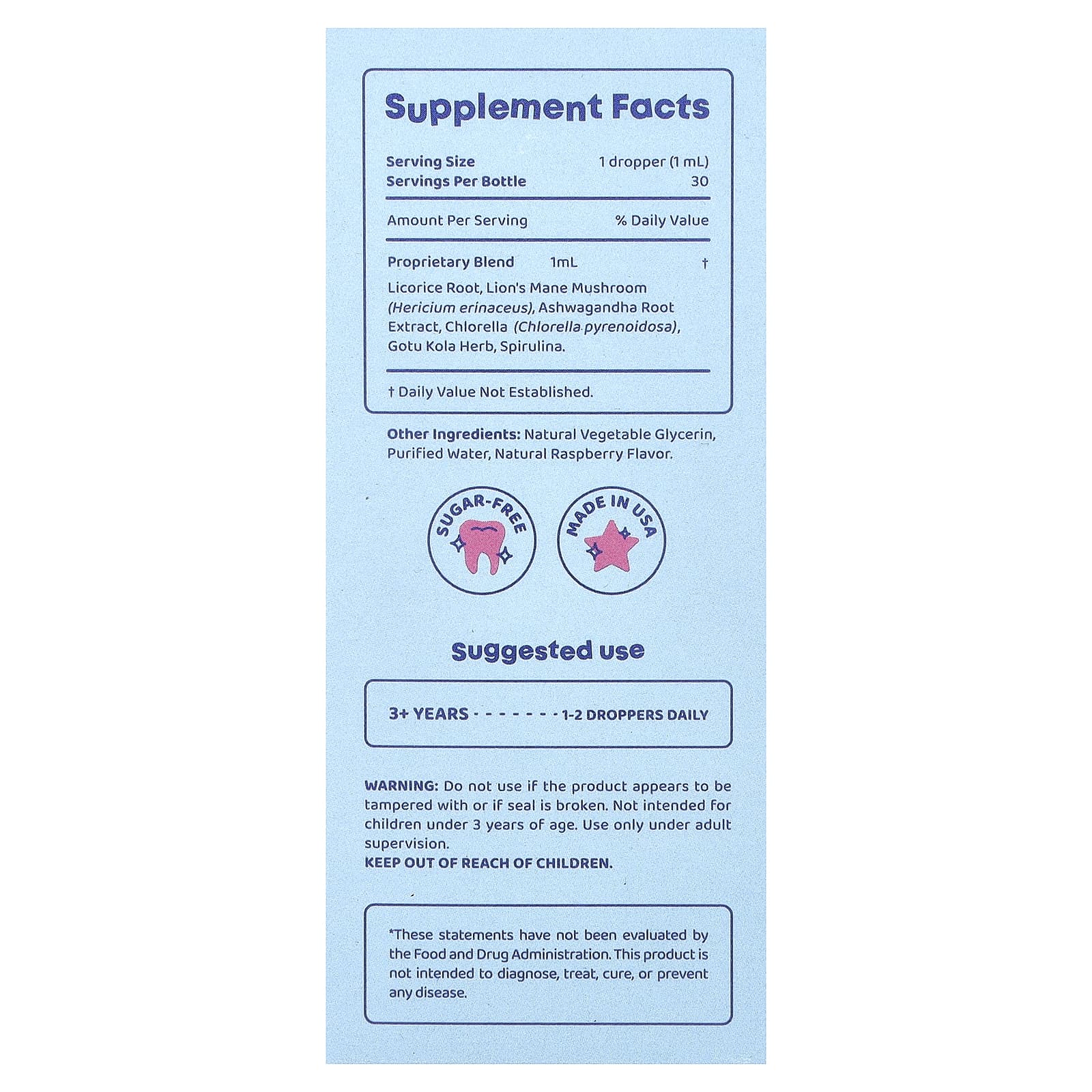 JoySpring, Lingo Leap Herbal, гриб ежовик гребенчатый, 30 мл (1 жидк. унция)
