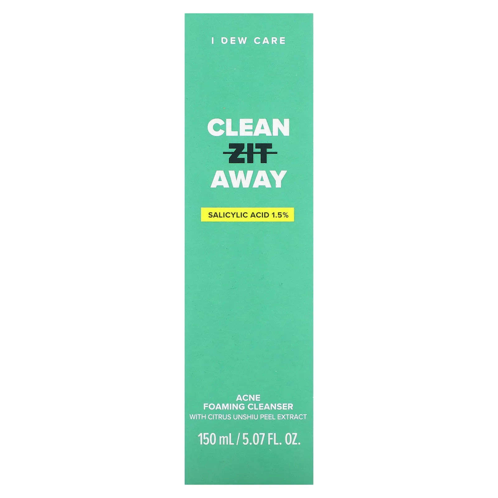 I Dew Care, Clean Zit Away, пенящееся очищающее средство от акне, 150 мл (5,07 жидк. Унции)
