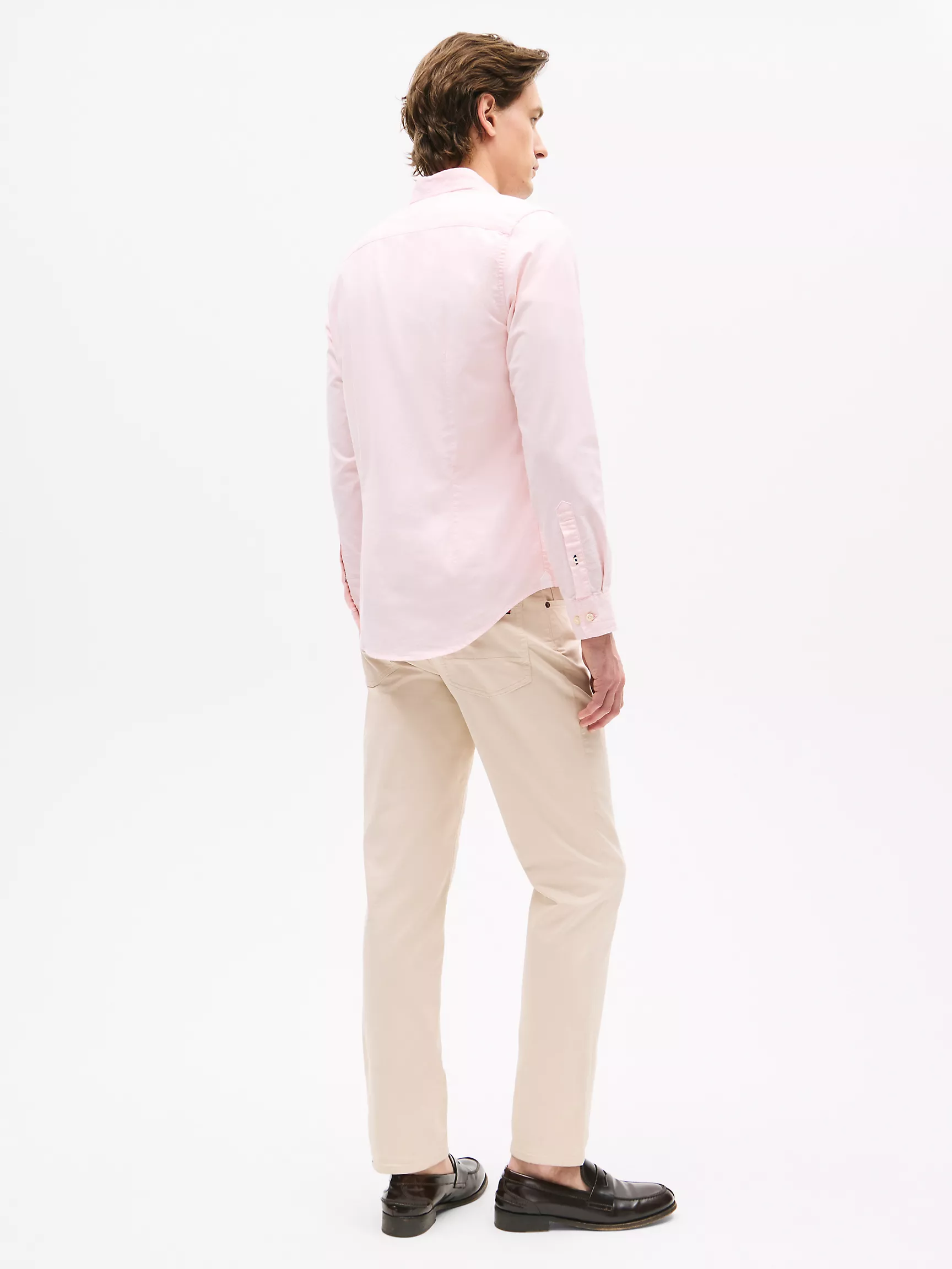 Мужская рубашка Tommy Hilfiger, Приталенная рубашка из оксфорда