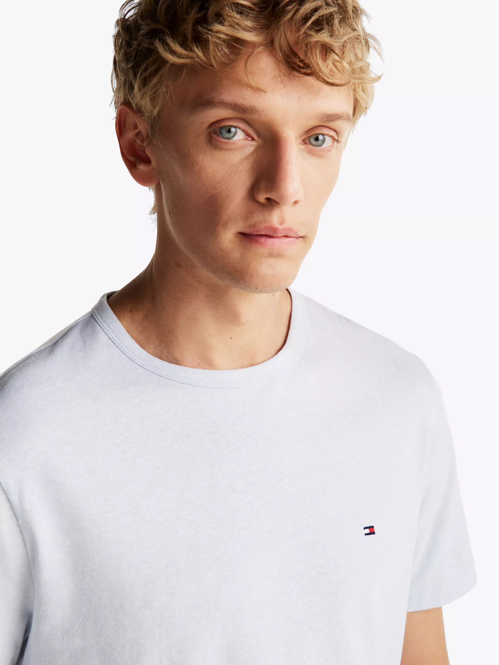 Мужская футболка Tommy Hilfiger, Хлопково-льняная футболка