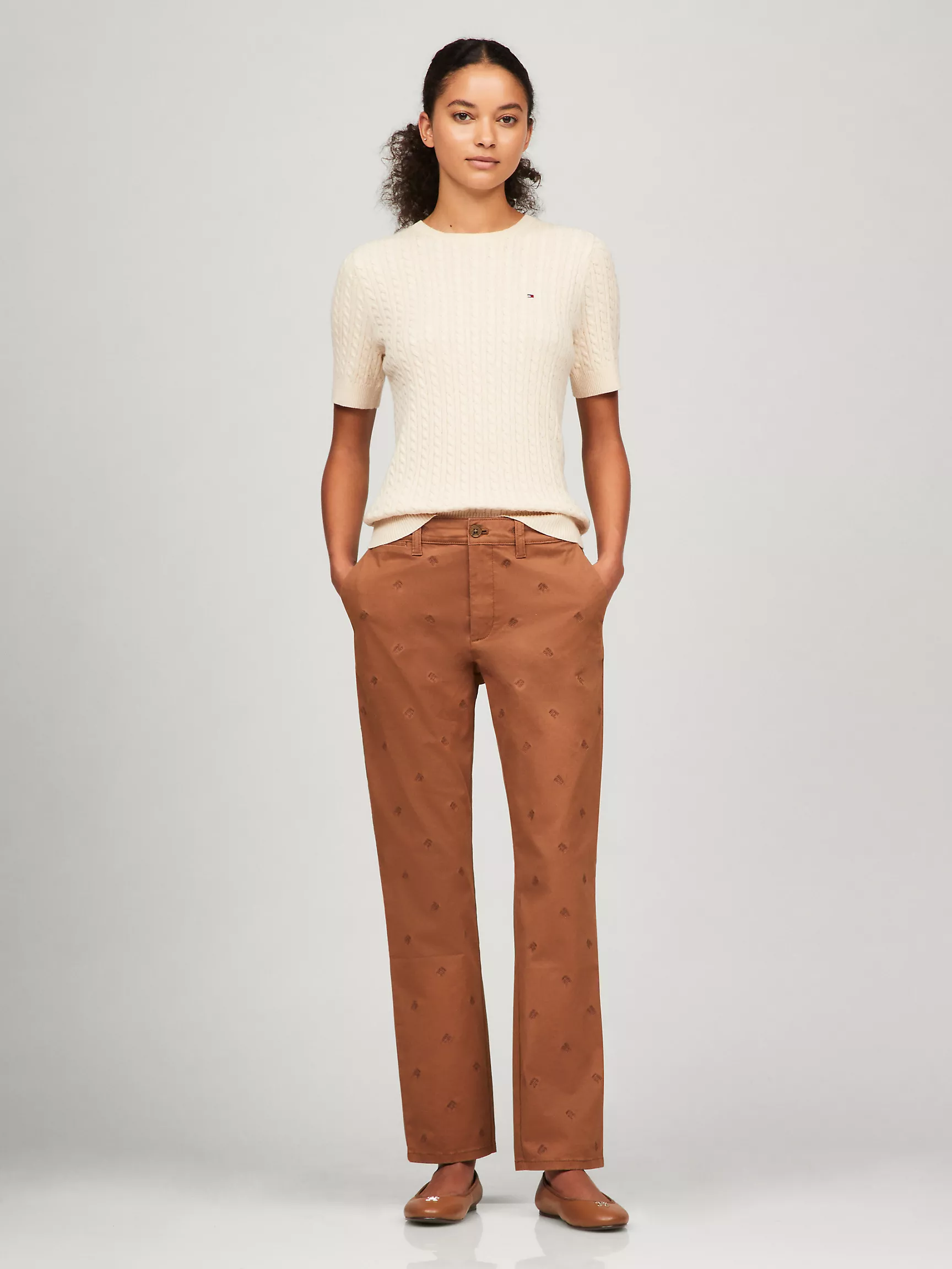 Женские брюки Tommy Hilfiger, Приталенные брюки чинос