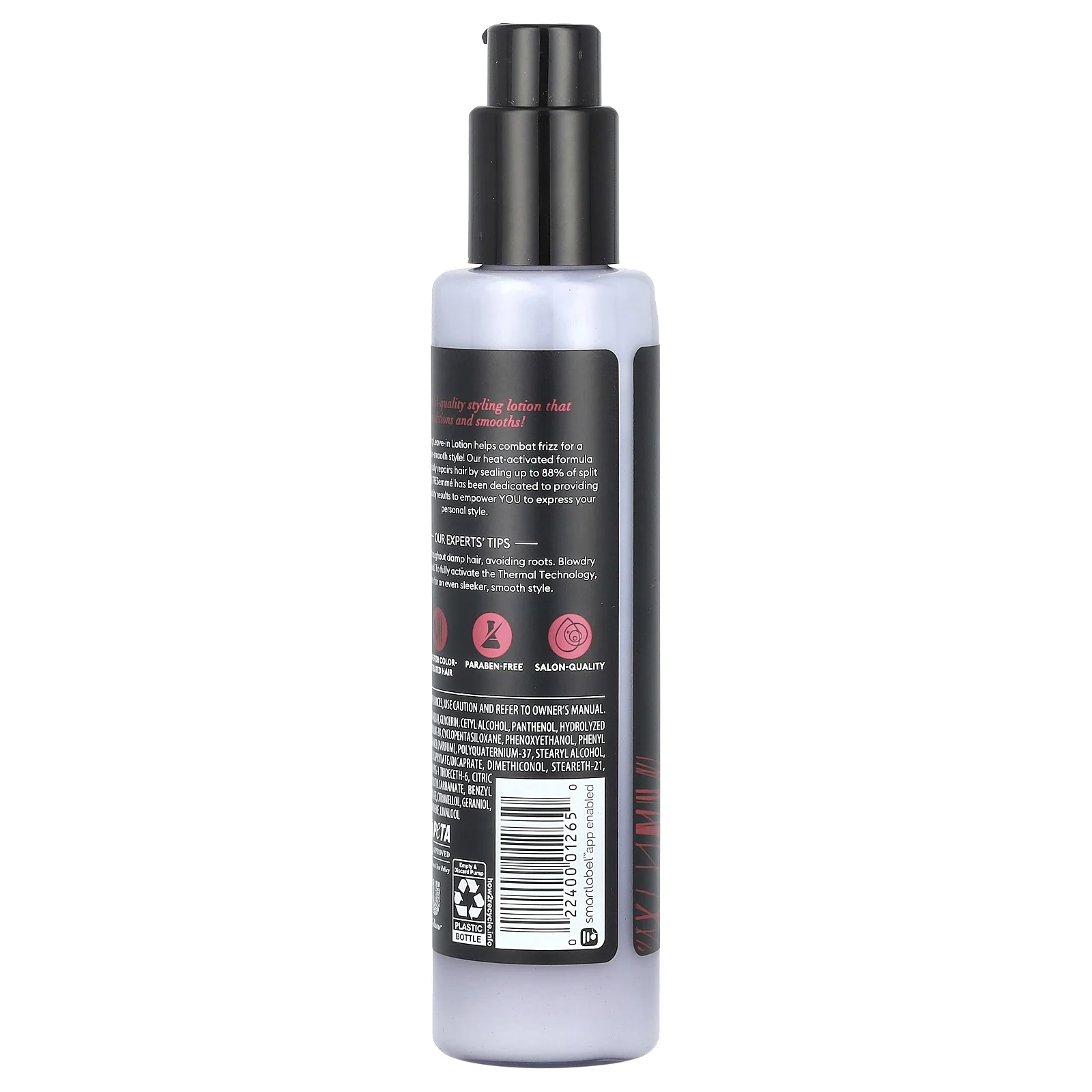 Tresemme, Keratin Smooth, невесомый совершенствующий несмываемый лосьон, 168 мл (5,7 жидк. Унции)