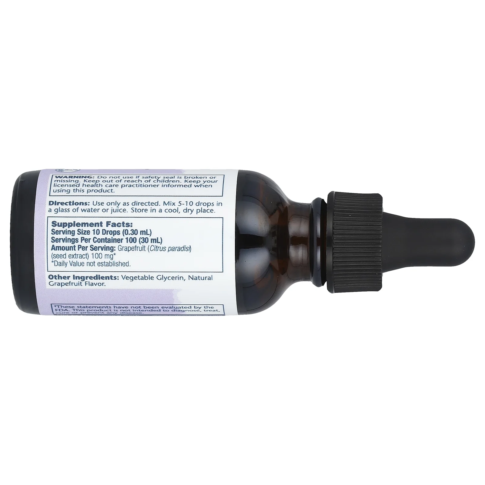 Solaray, экстракт семян грейпфрута, 100 мг, 30 мл (1 жидк. унция)
