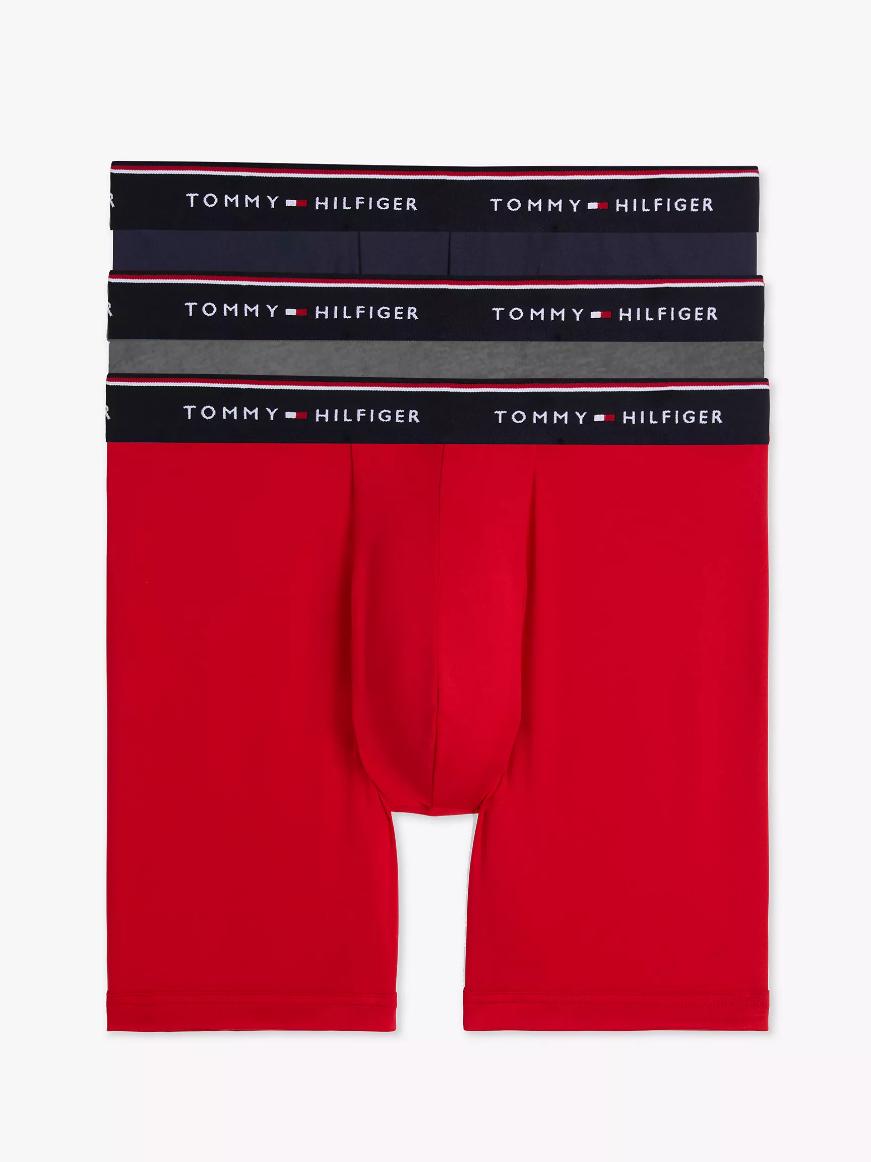 Мужское нижнее белье Tommy Hilfiger, Микрофибровые трусы-брифы TH (набор 3 шт.)