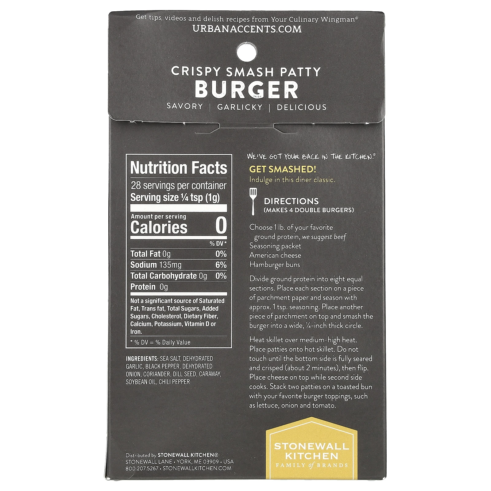 Urban Accents, Бургер, классический стейкхаус, 28 г (1 унция)