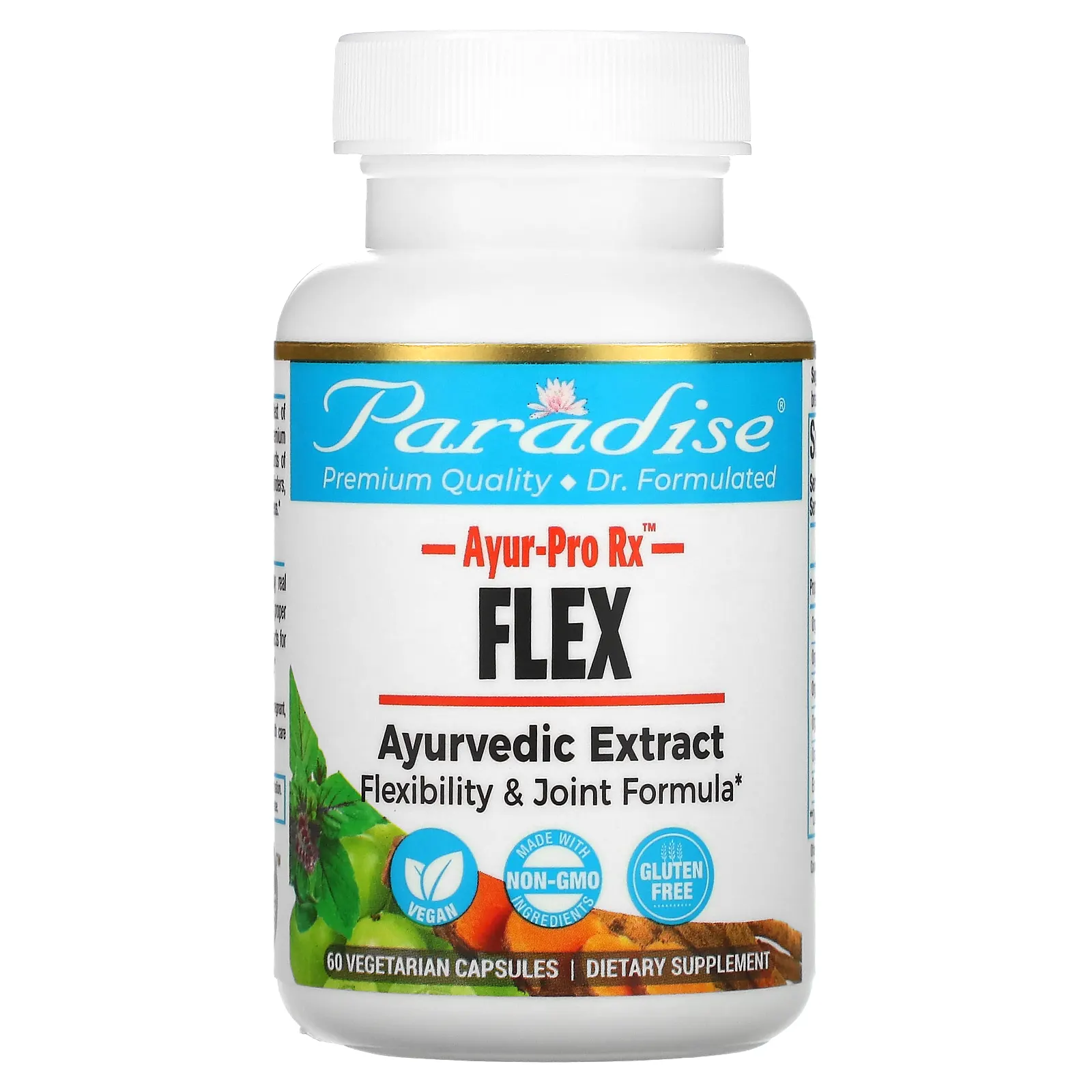 Paradise Herbs, AYRU-Pro Rx, суставы, 60 вегетарианских капсул